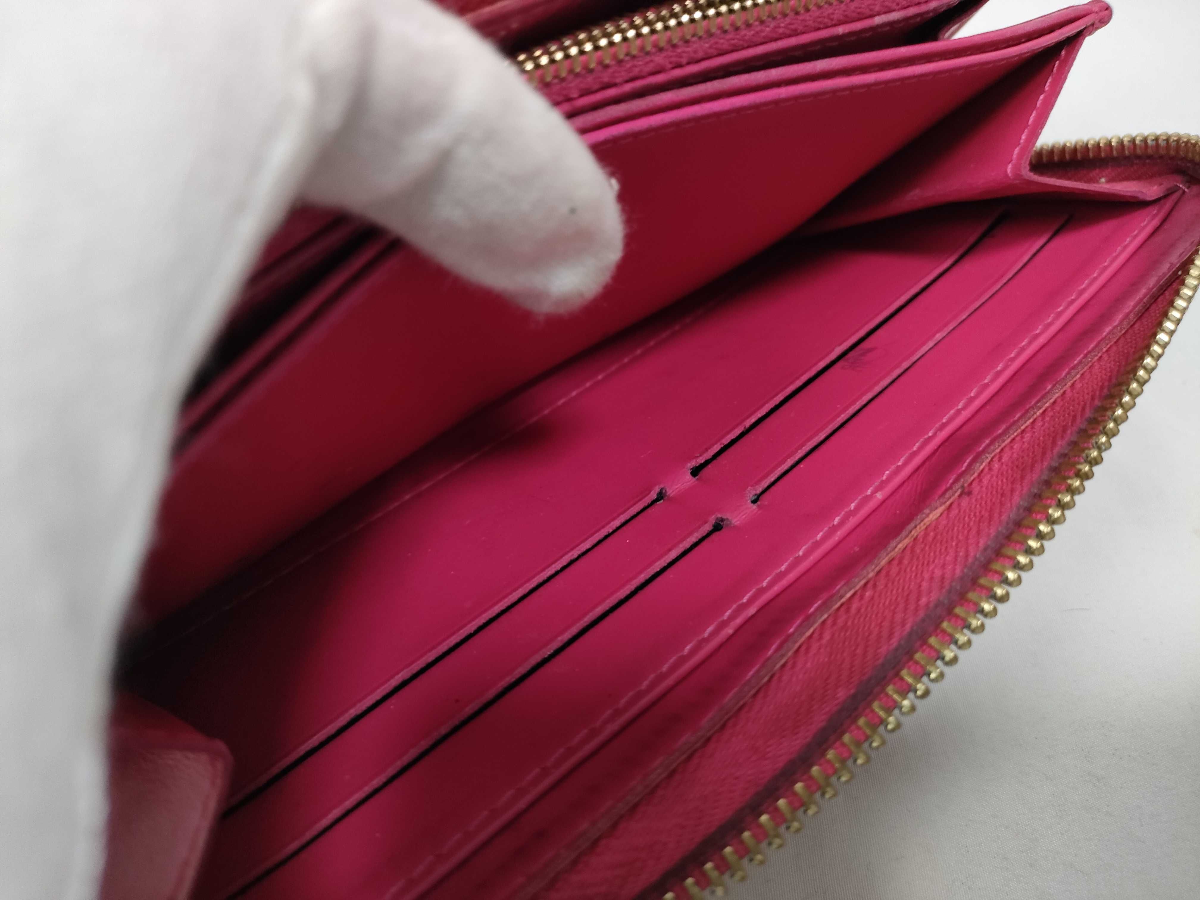 Vernis LV Round Zip Long Wallet Red Wallet — view 15