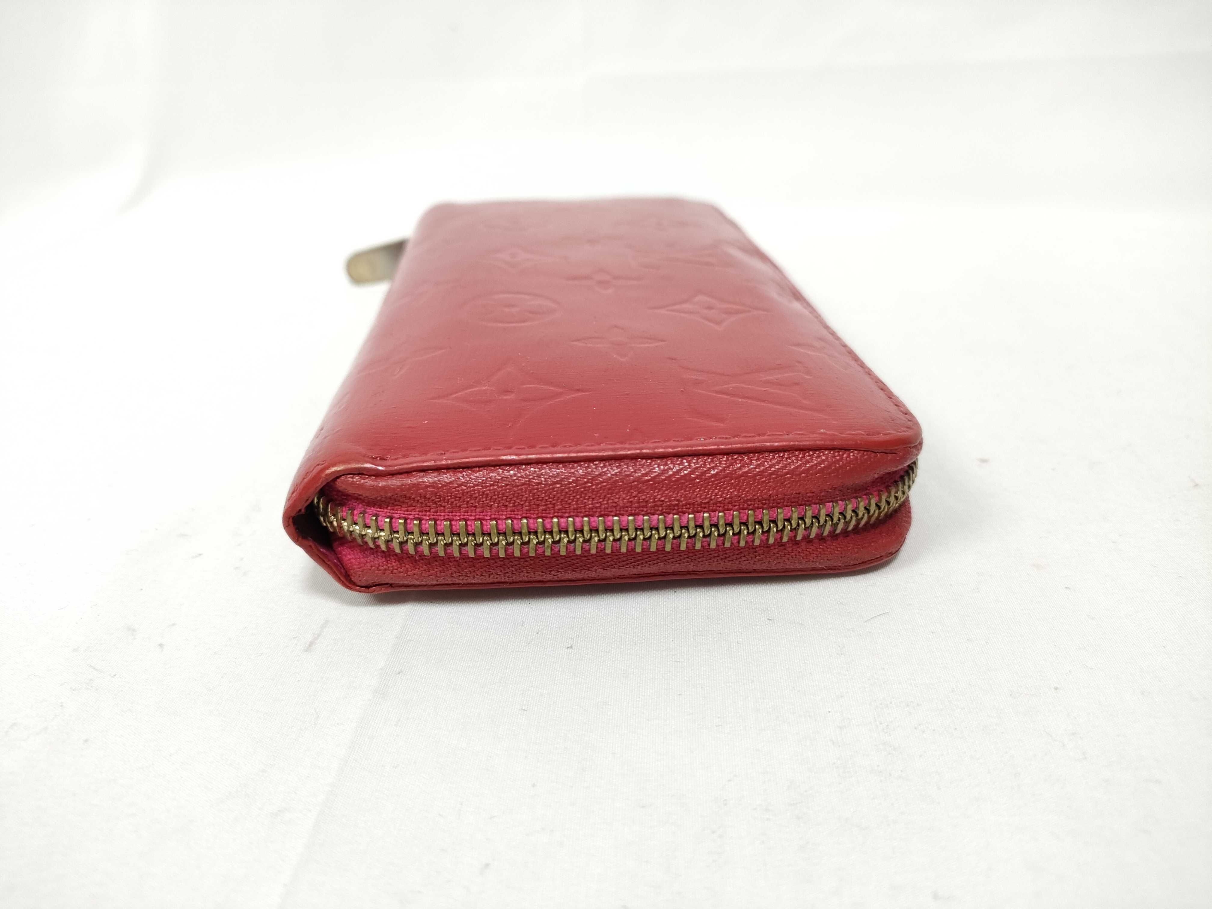 Vernis LV Round Zip Long Wallet Red Wallet — view 4