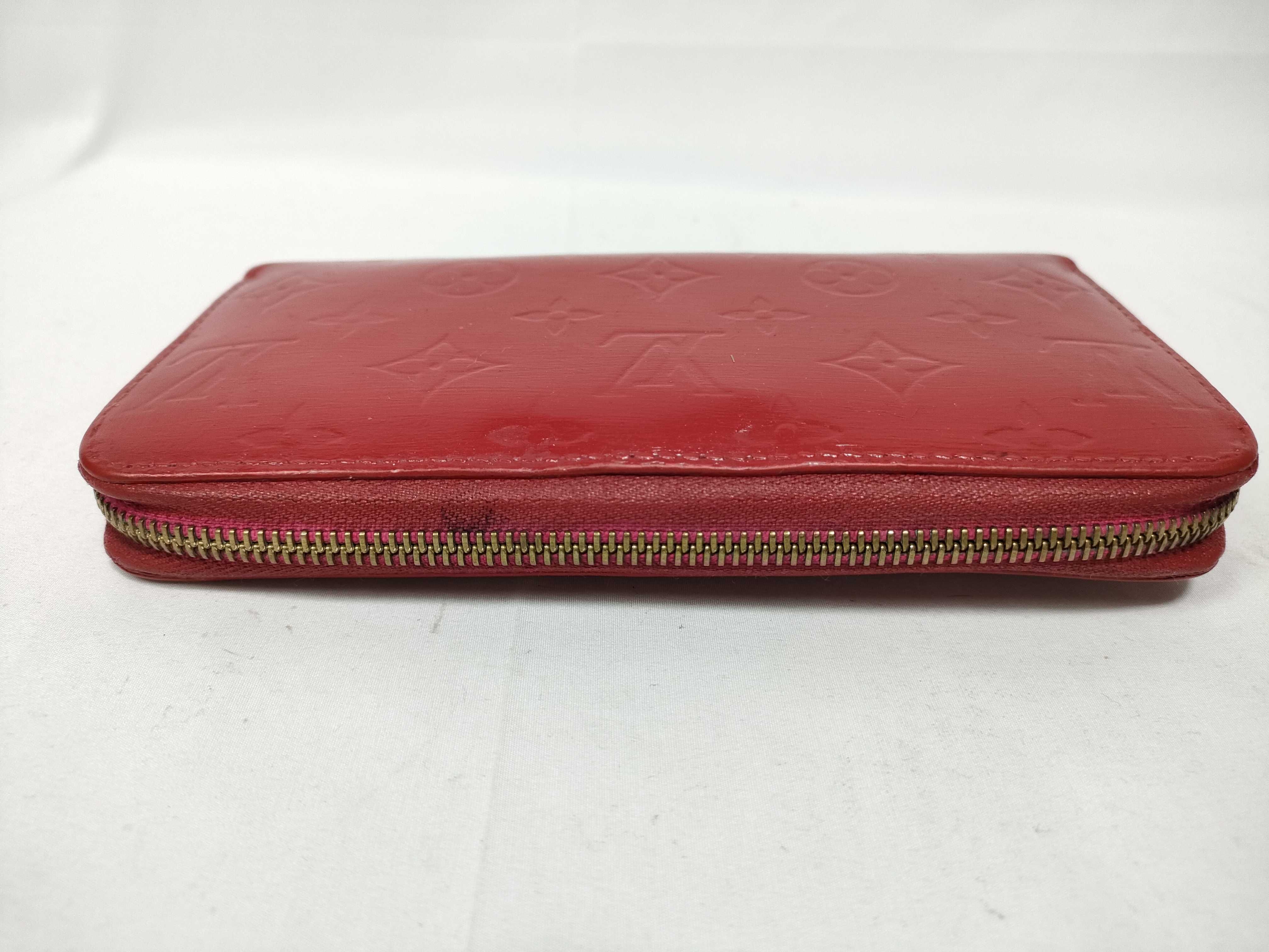 Vernis LV Round Zip Long Wallet Red Wallet — view 7
