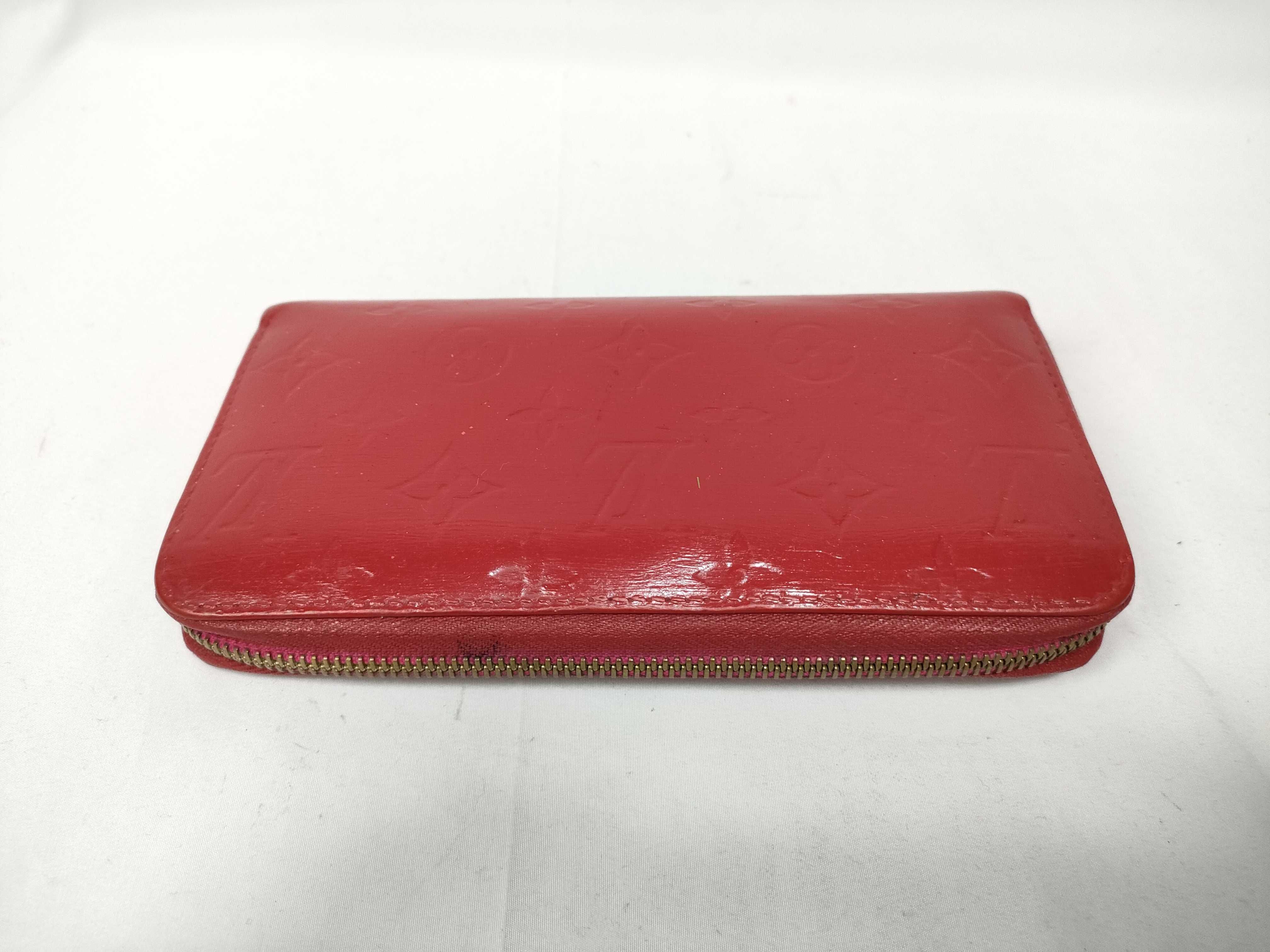 Vernis LV Round Zip Long Wallet Red Wallet — view 8
