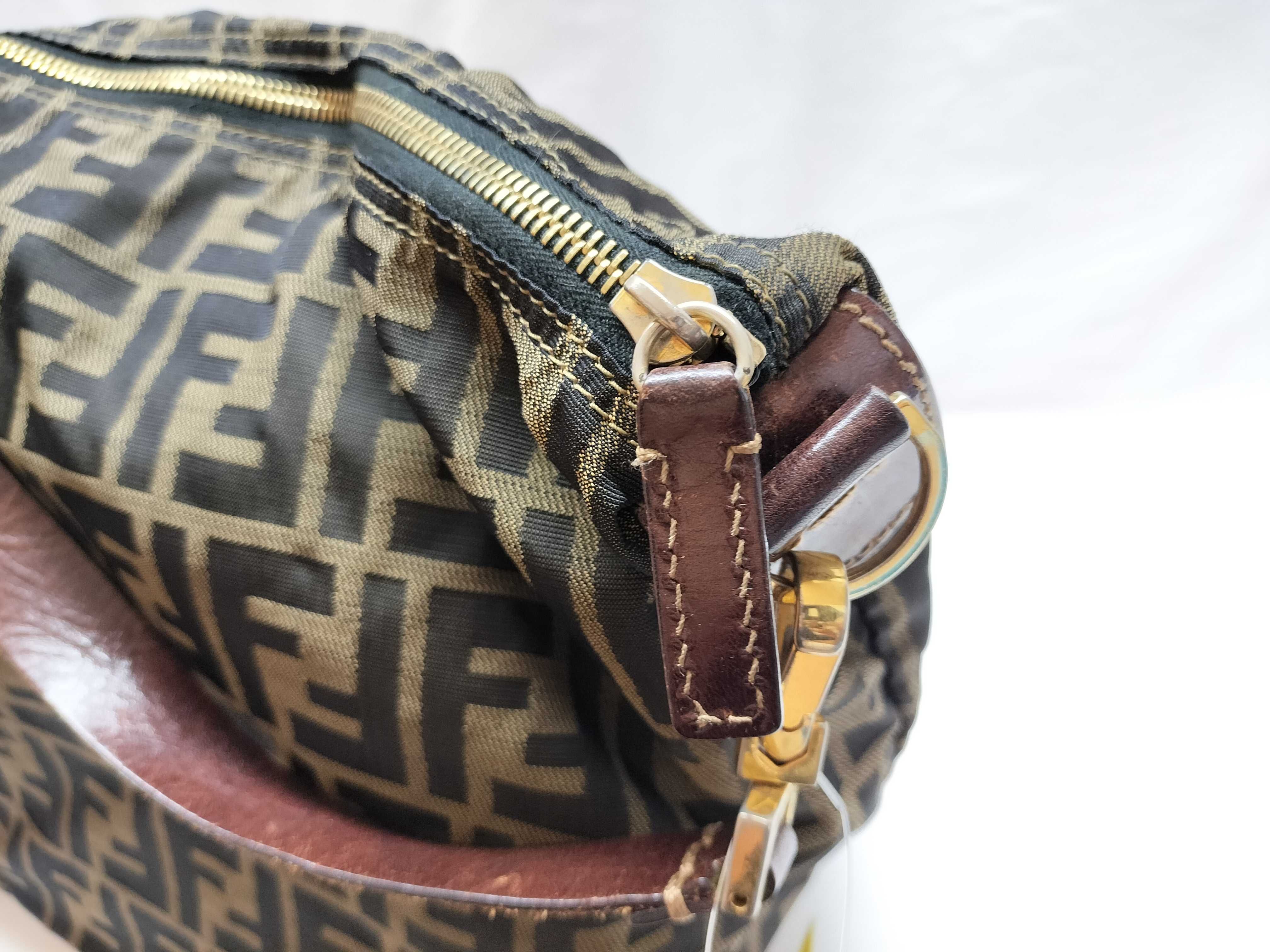 Zucca pattern one-shoulder vintage shoulder bag — view 12
