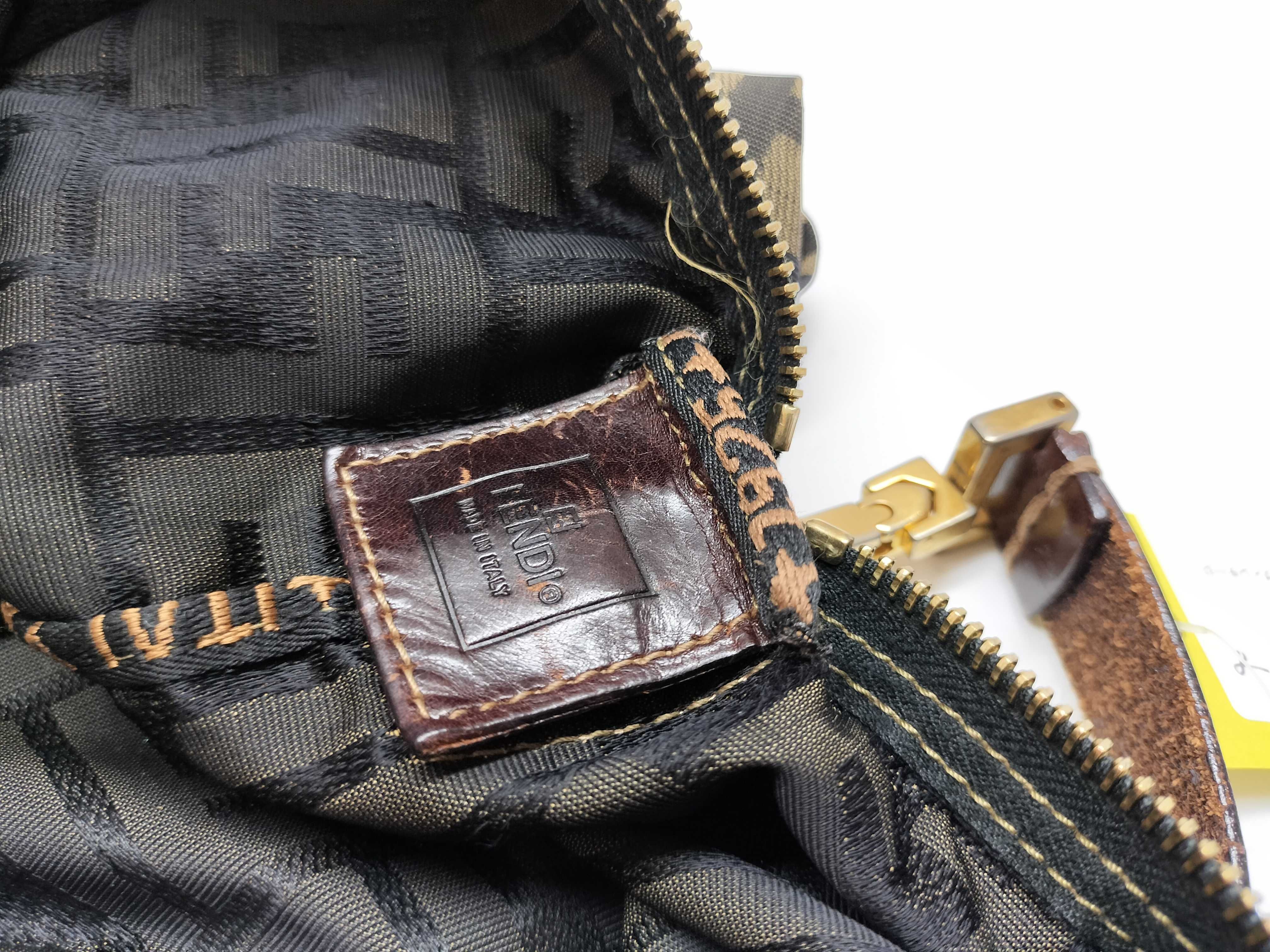 Zucca pattern one-shoulder vintage shoulder bag — view 4