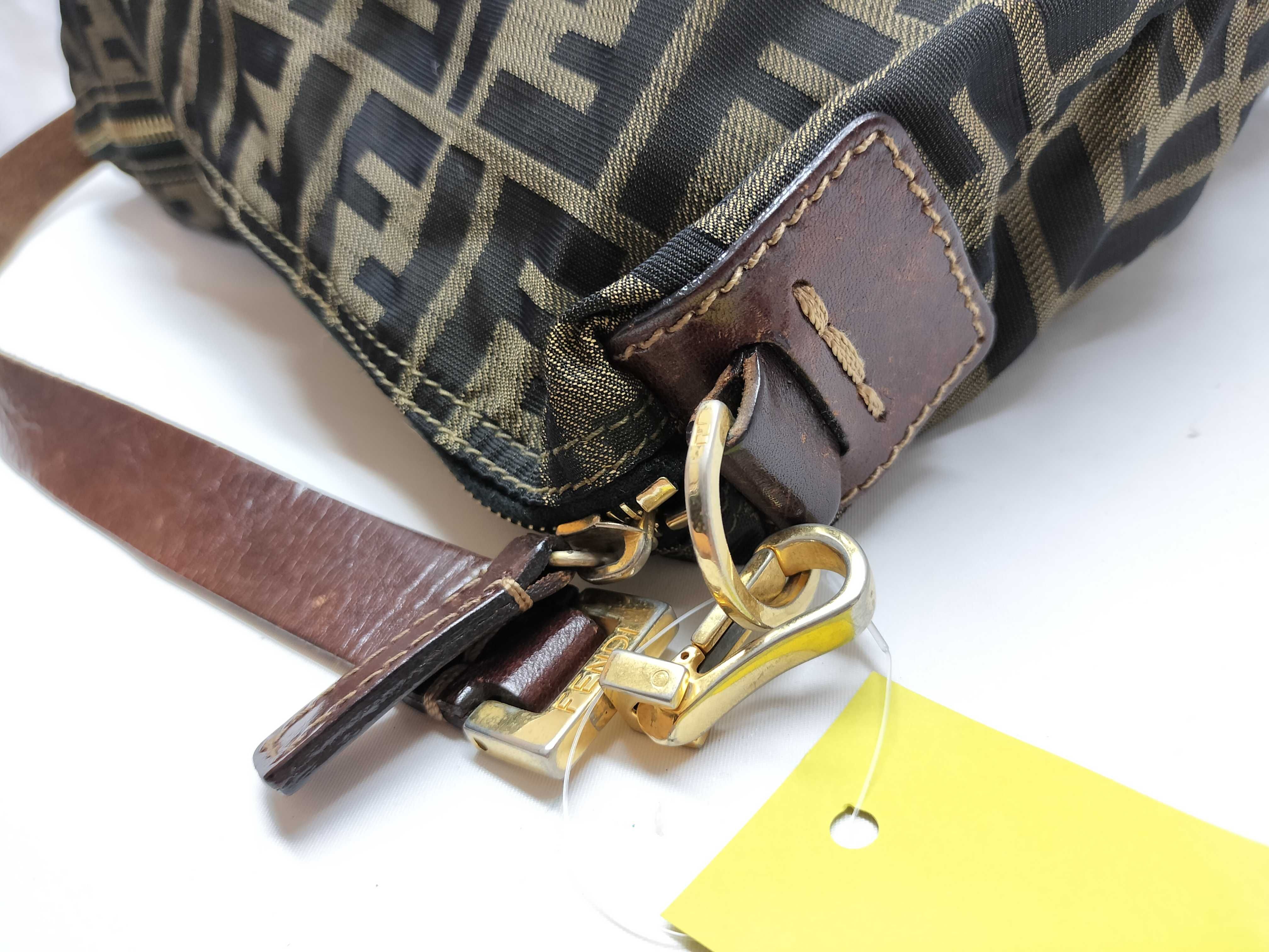 Zucca pattern one-shoulder vintage shoulder bag — view 7