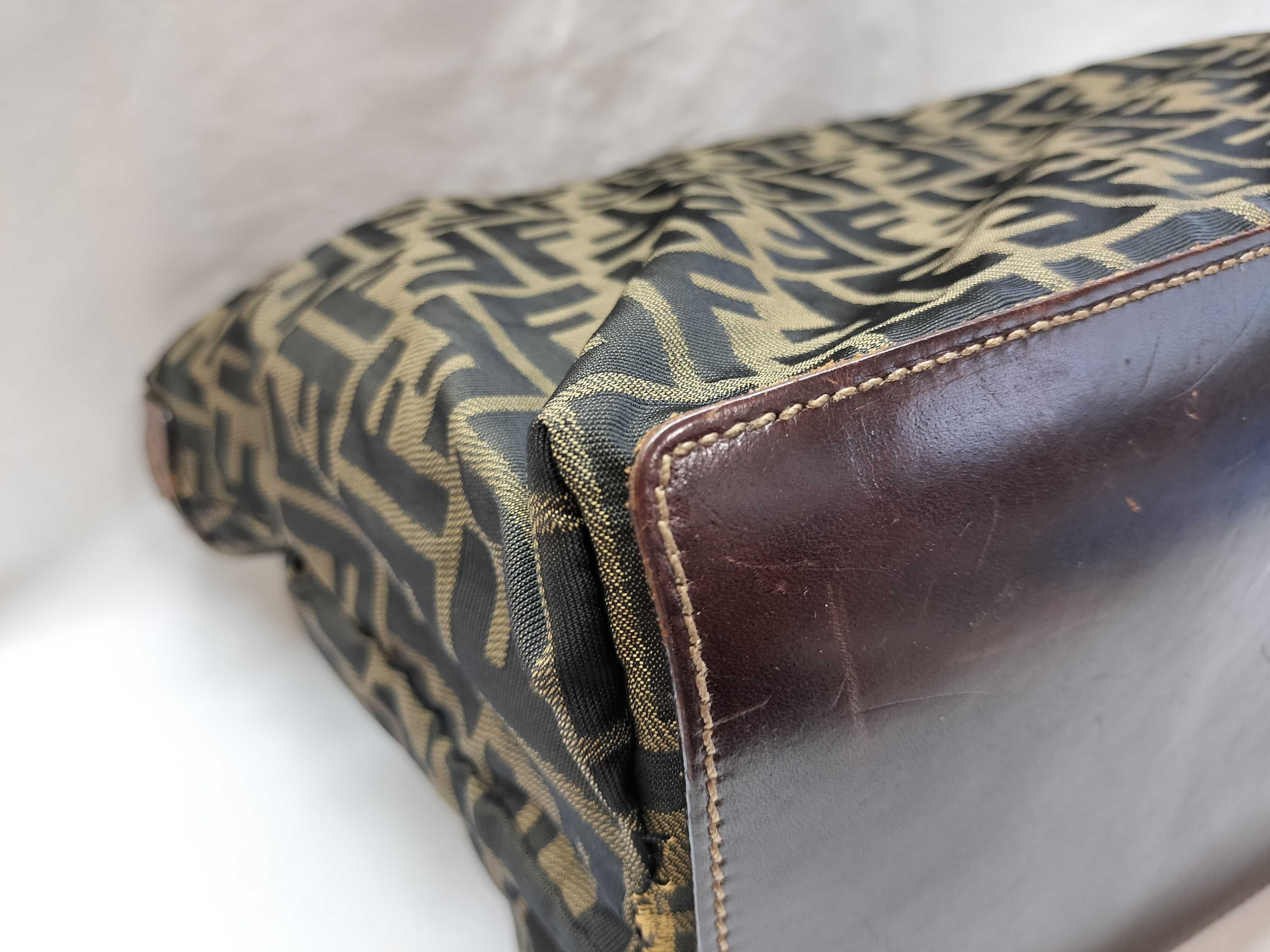 Zucca pattern one-shoulder vintage shoulder bag — view 8