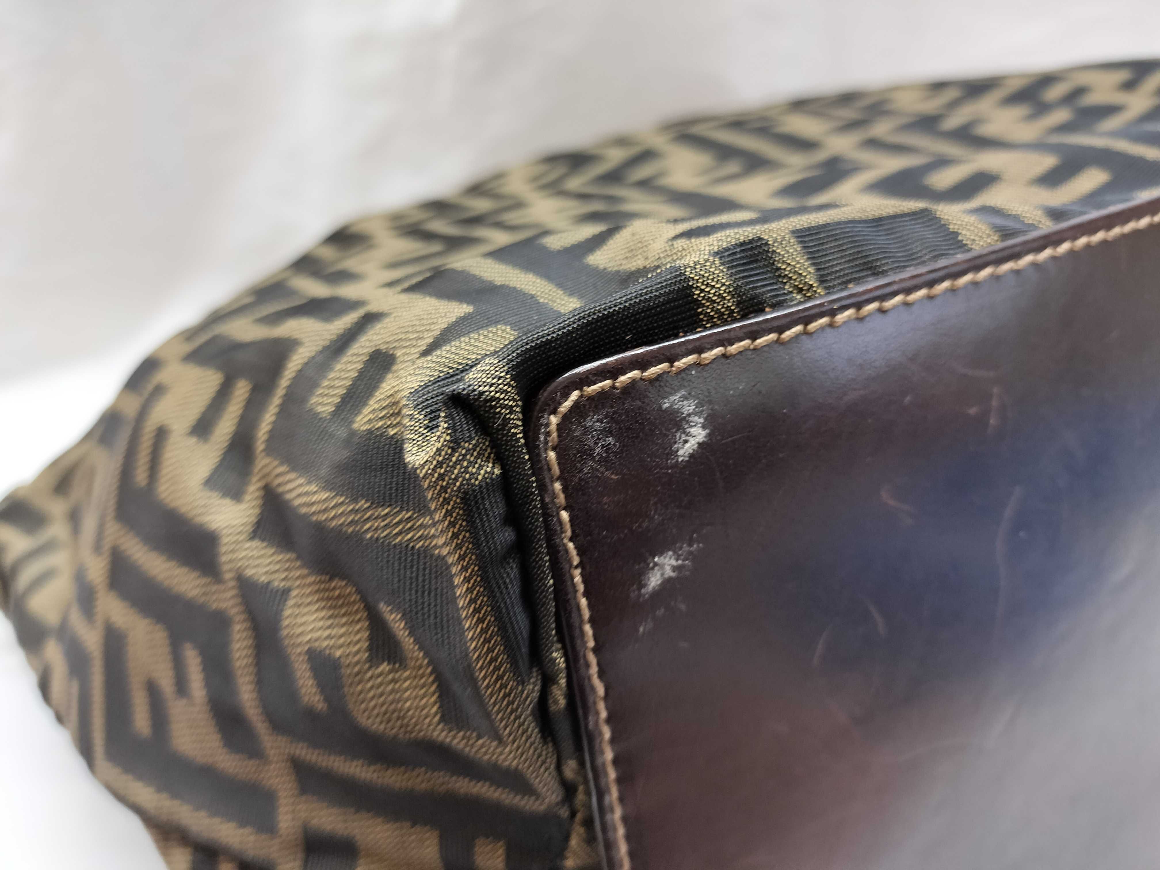 Zucca pattern one-shoulder vintage shoulder bag — view 9