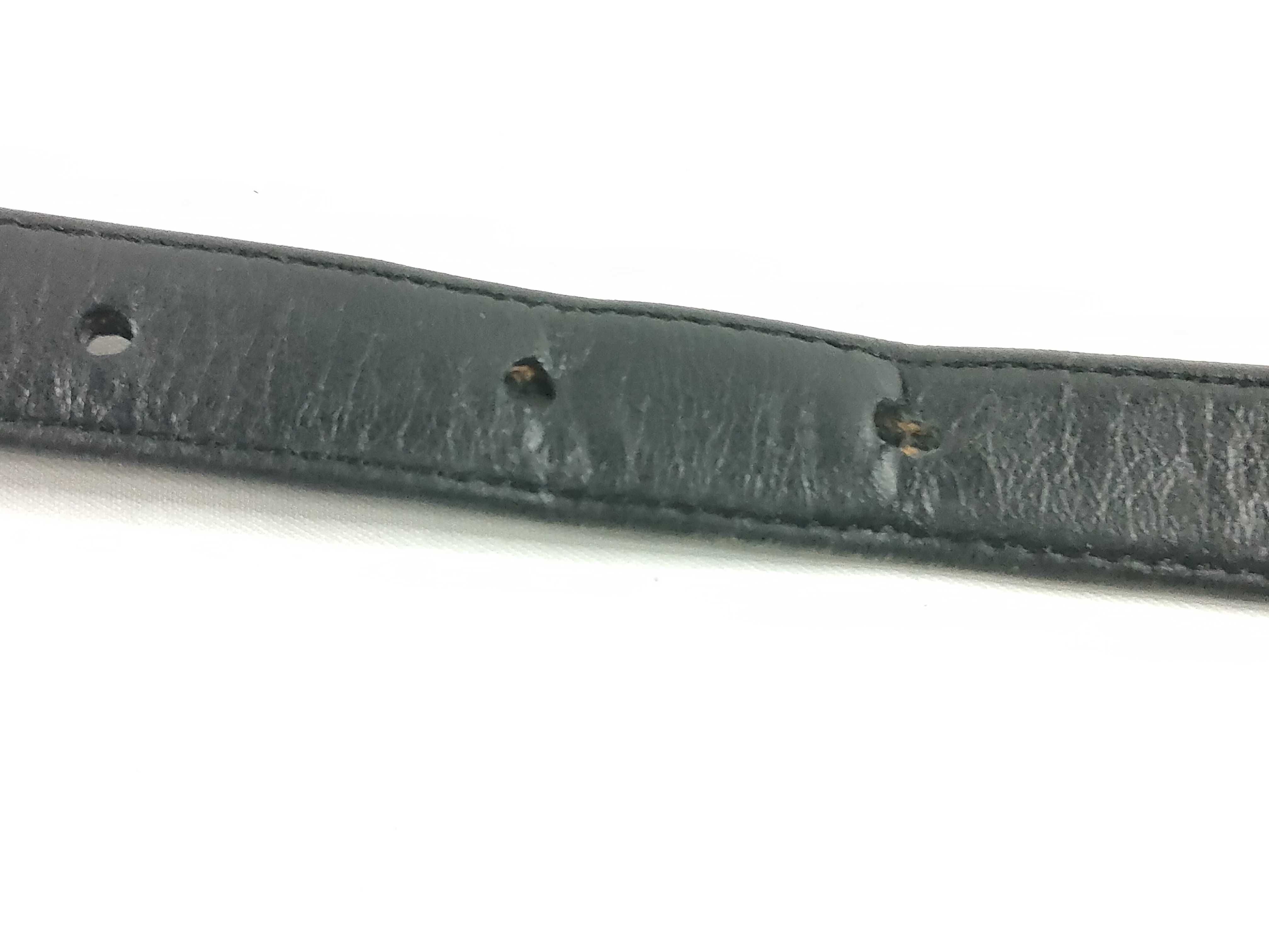 belt, leather, Anagram design, black belt — view 8