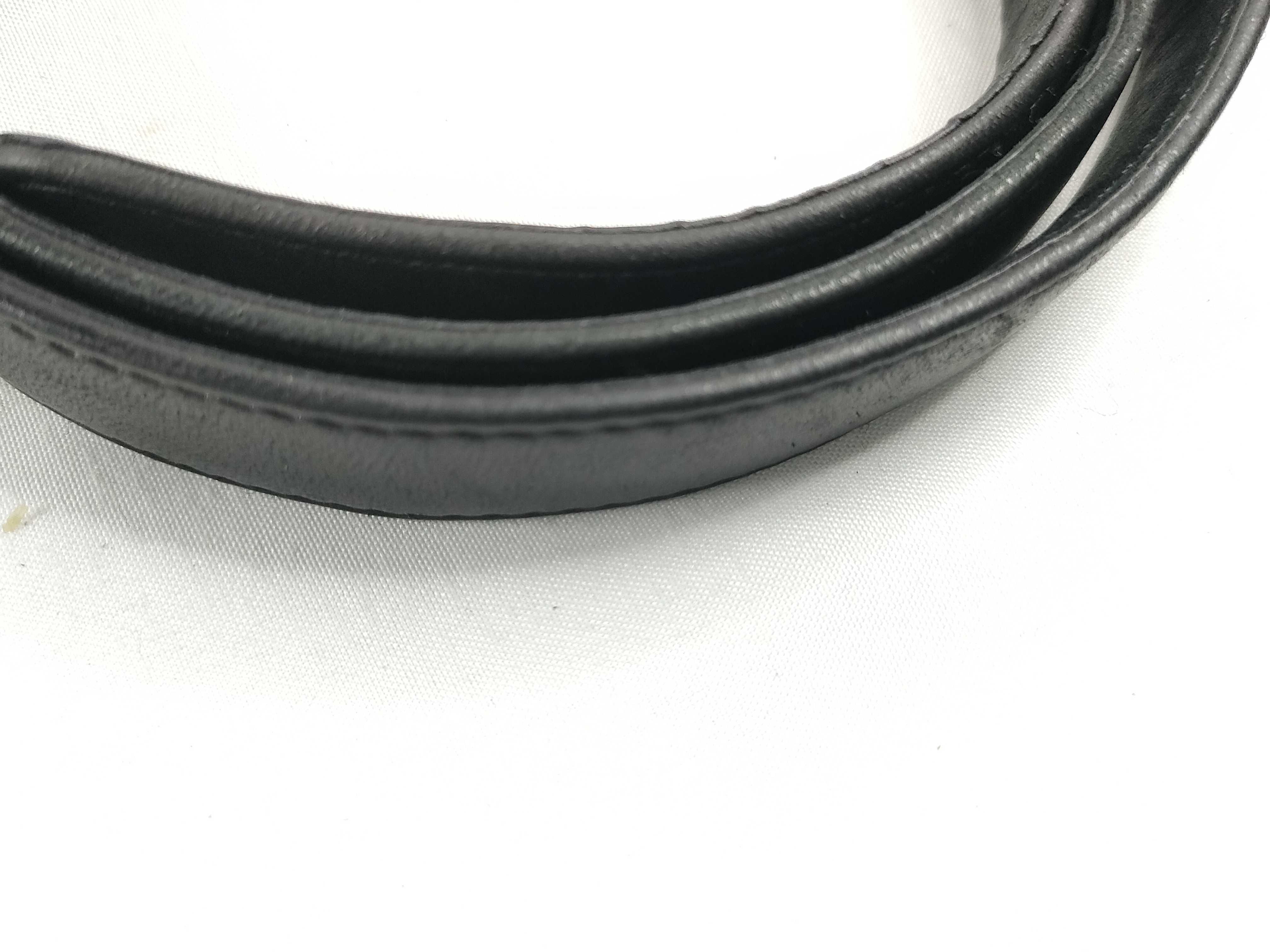 belt, leather, Anagram design, black belt — view 9