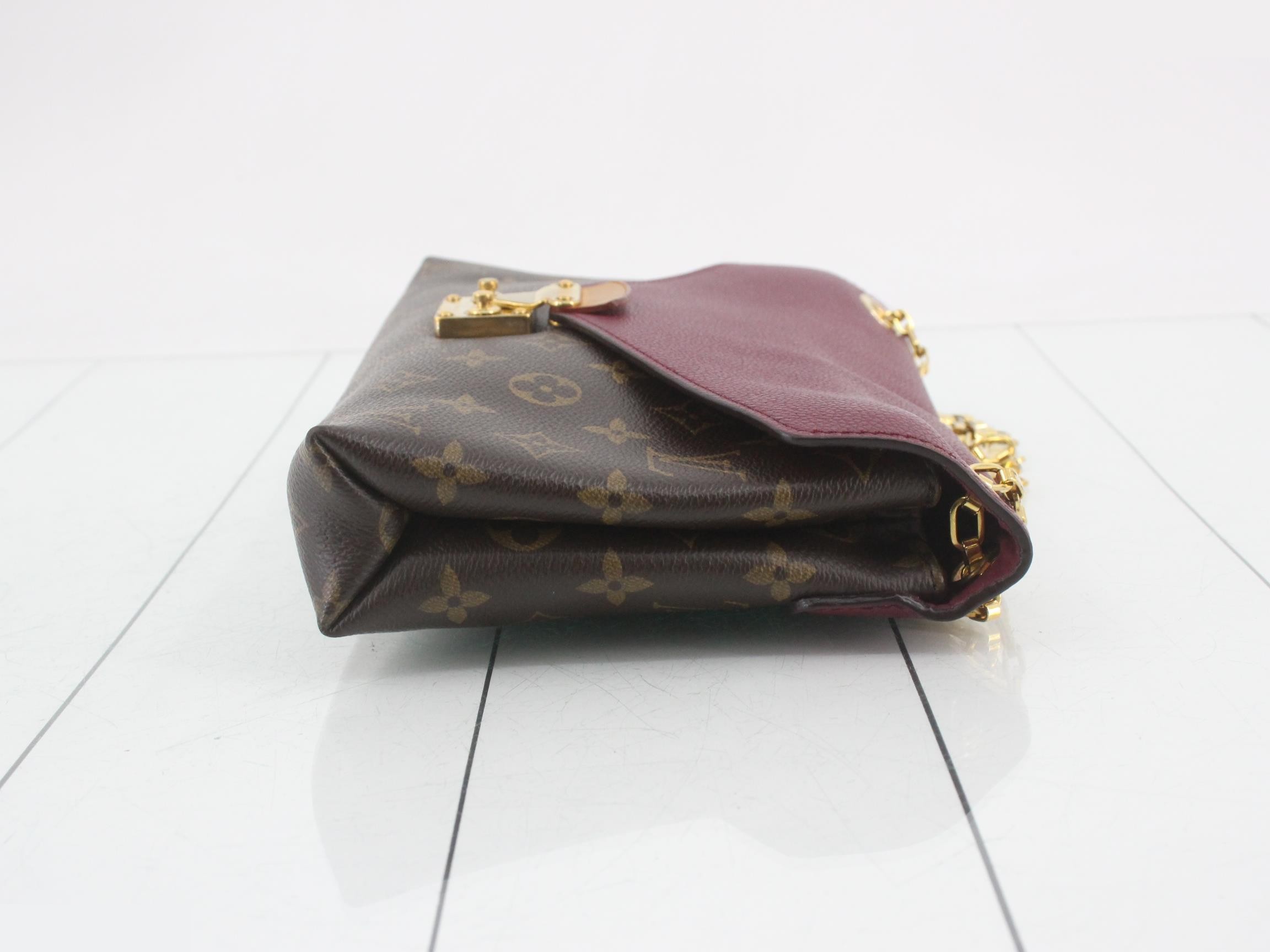 Monogram Pallas Chain Grape Shoulder Bag — view 3