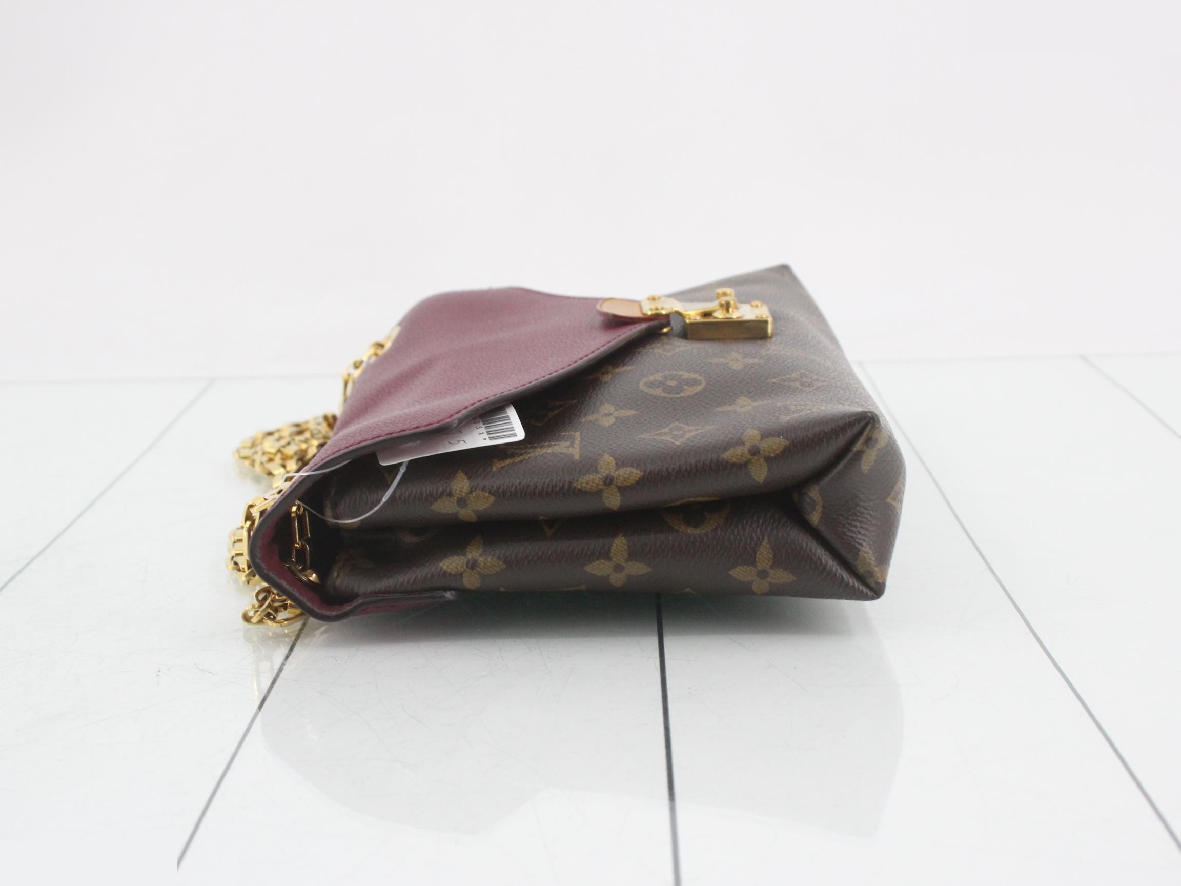 Monogram Pallas Chain Grape Shoulder Bag — view 4
