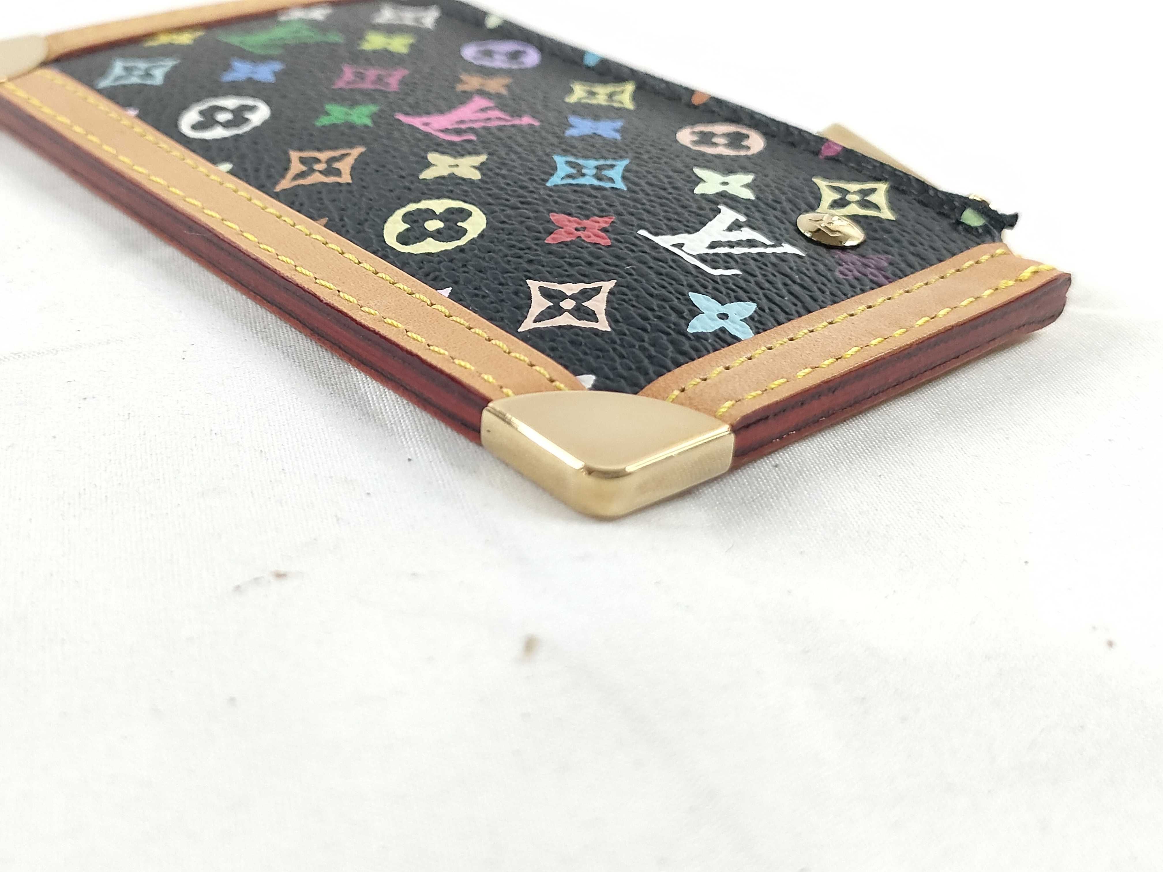 Monogram Multicolor Louis Vuitton Pochette Clé Coin Case — view 3