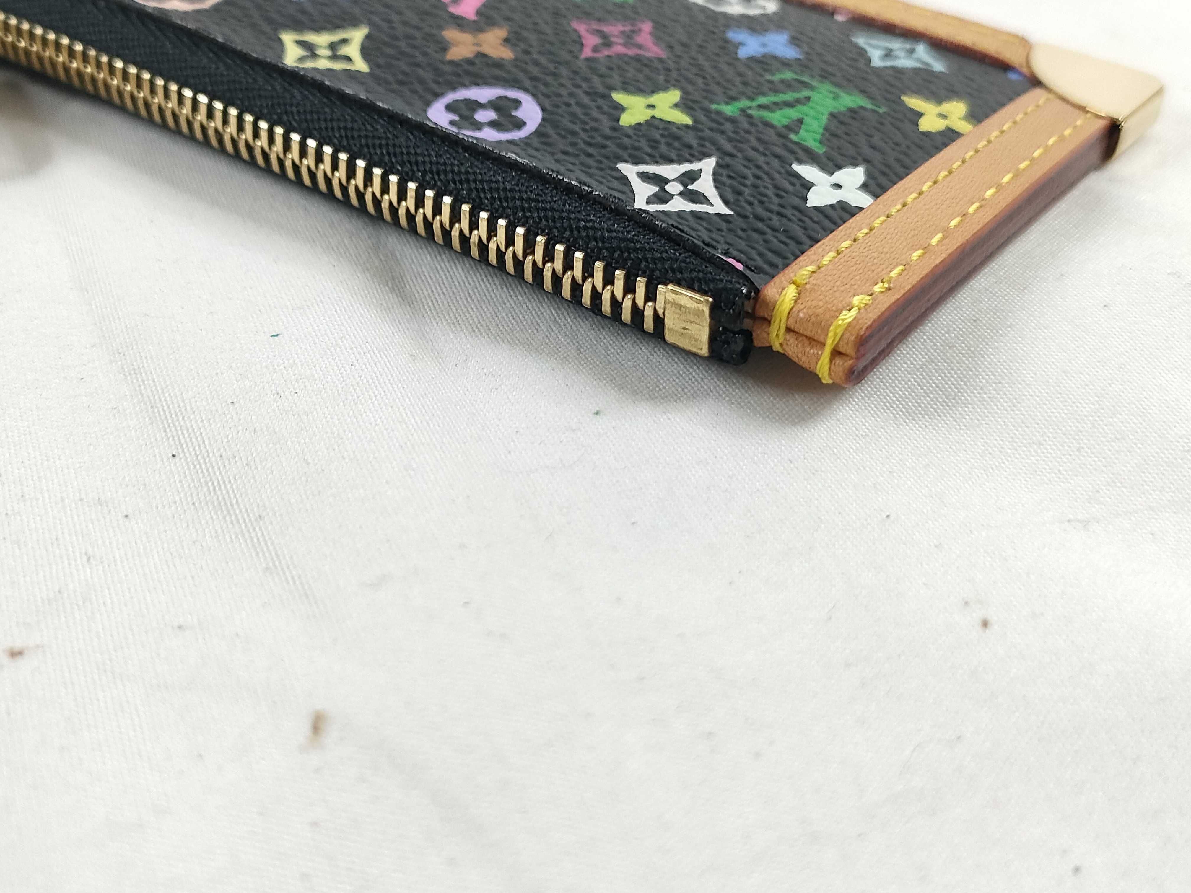 Monogram Multicolor Louis Vuitton Pochette Clé Coin Case — view 4