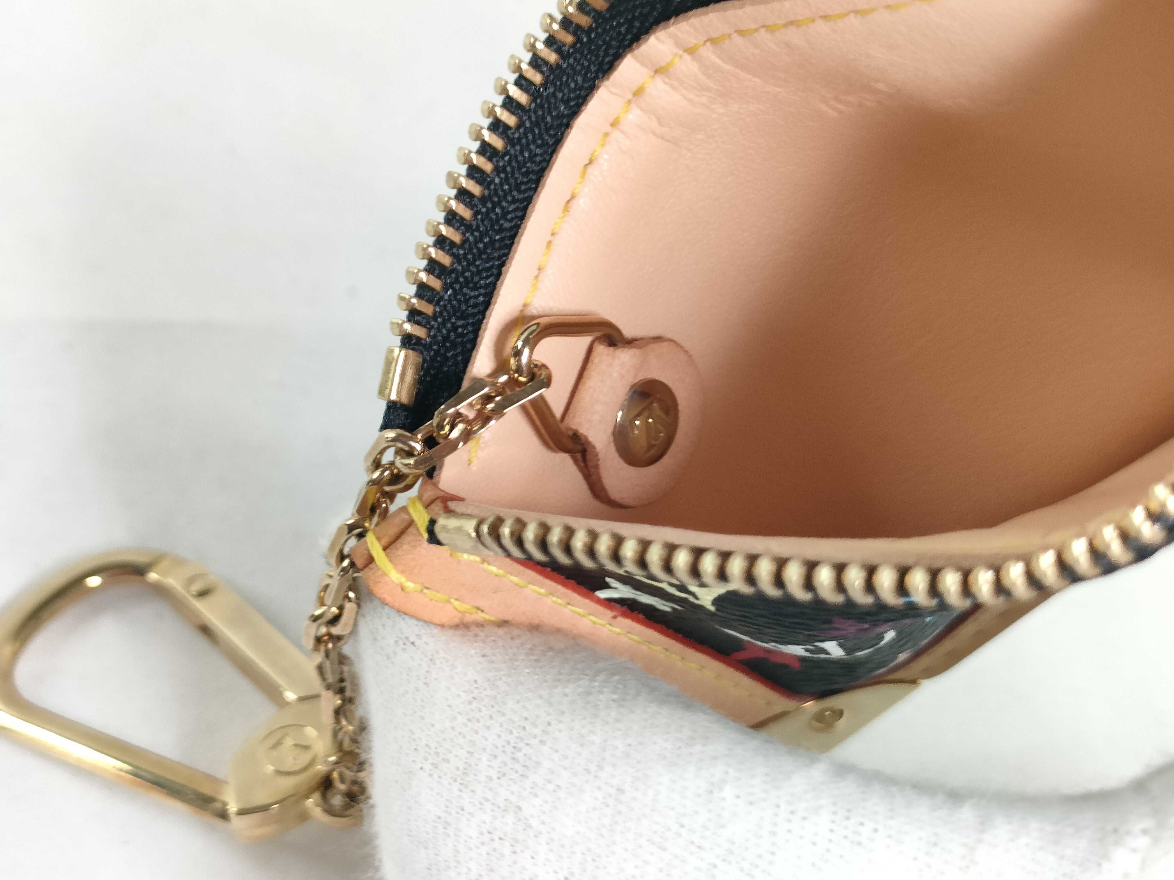 Monogram Multicolor Louis Vuitton Pochette Clé Coin Case — view 9