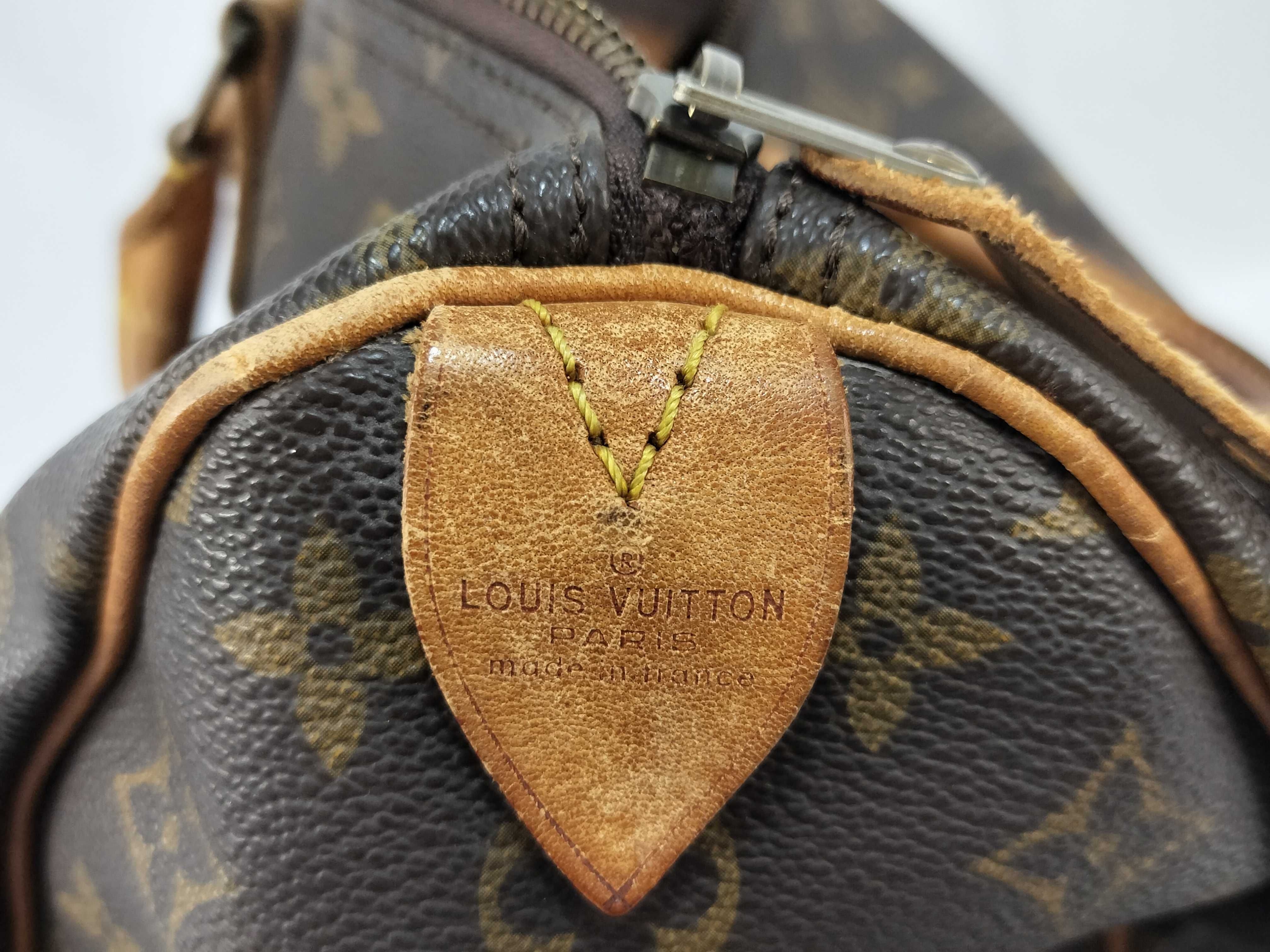Monogram Louis Vuitton Speedy 35 MB851 PVC Brown Monogram Handbag — view 12