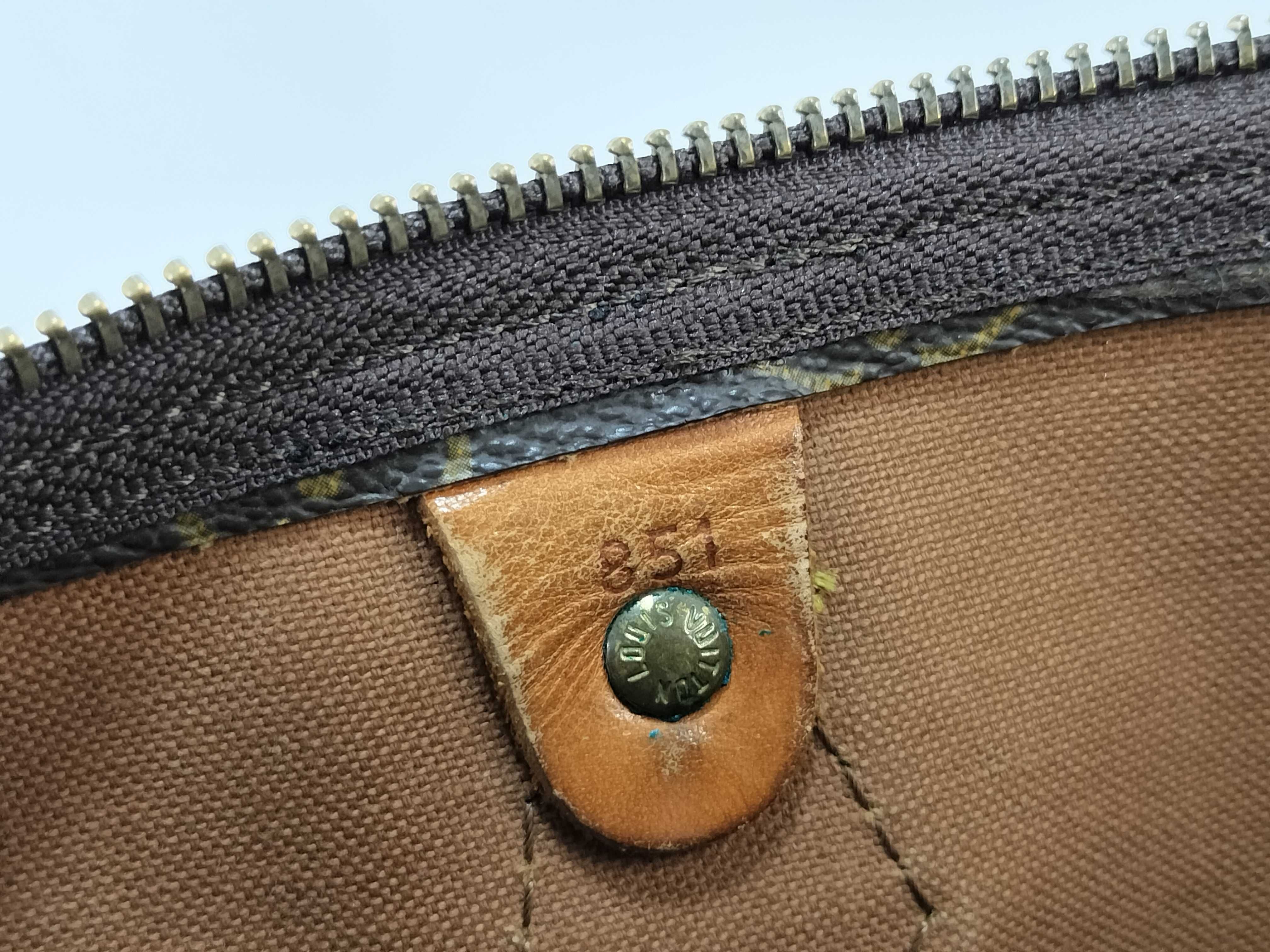Monogram Louis Vuitton Speedy 35 MB851 PVC Brown Monogram Handbag — view 15