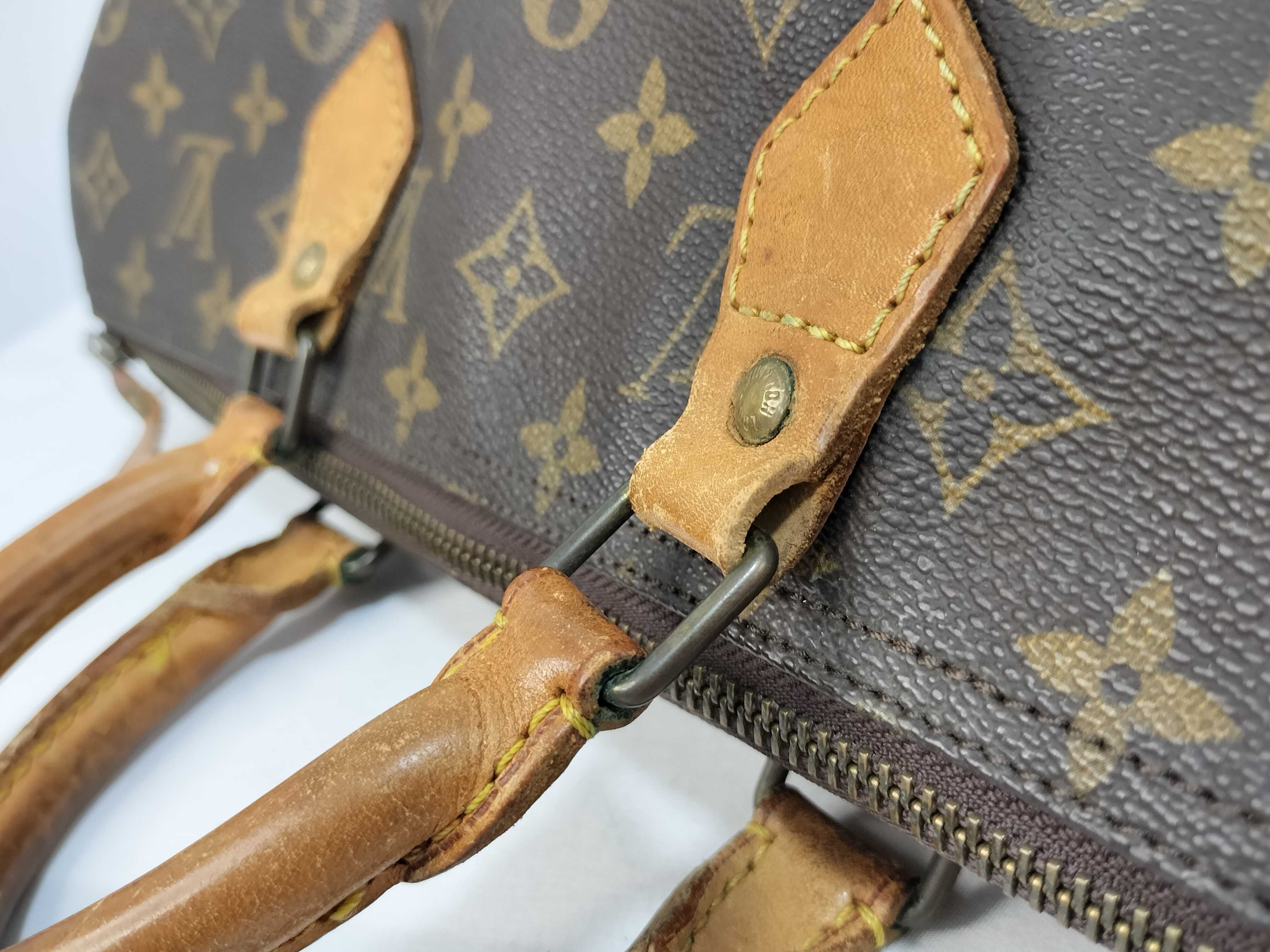 Monogram Louis Vuitton Speedy 35 MB851 PVC Brown Monogram Handbag — view 5