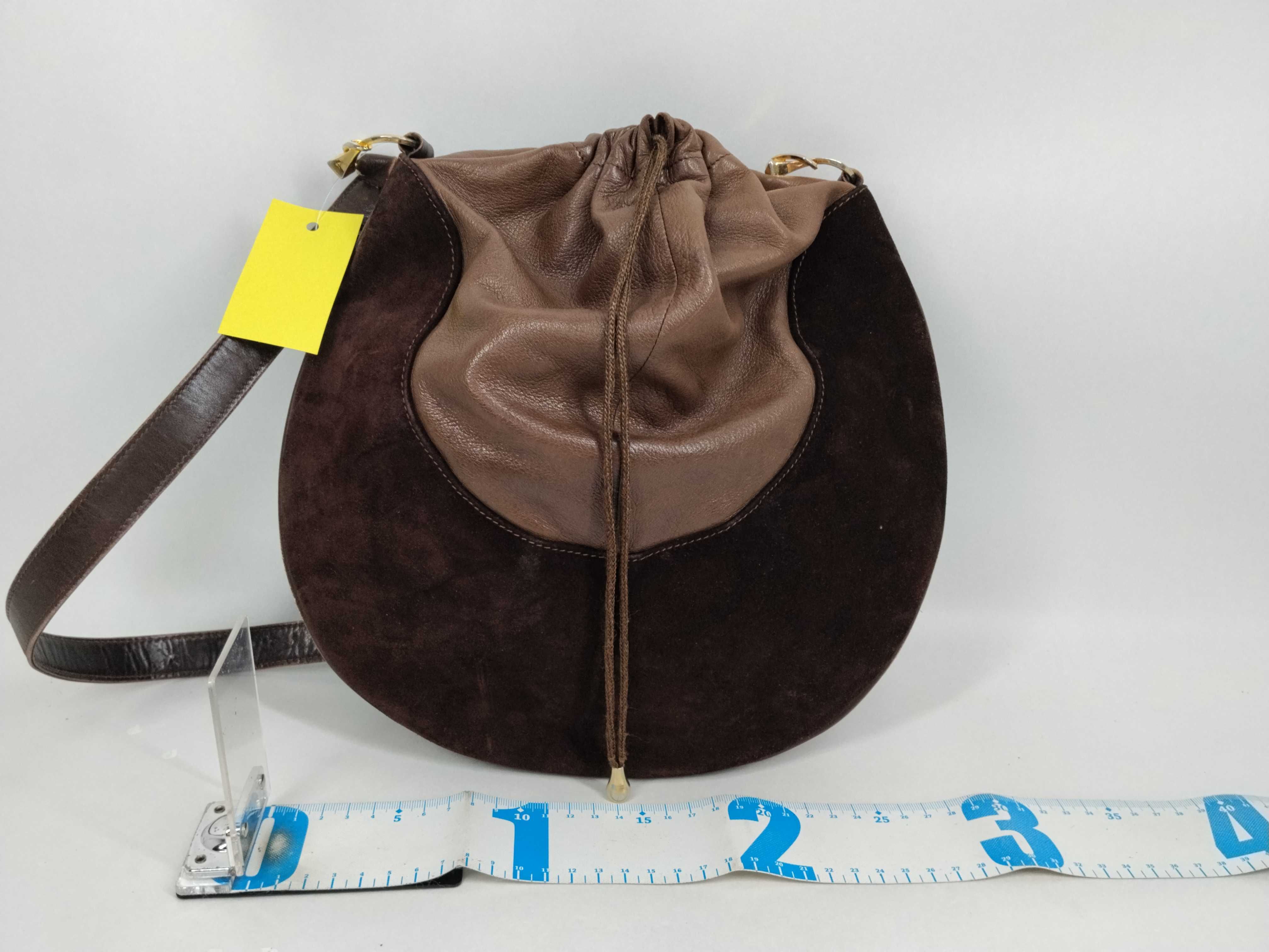 Vintage Drawstring Shoulder Bag — view 2