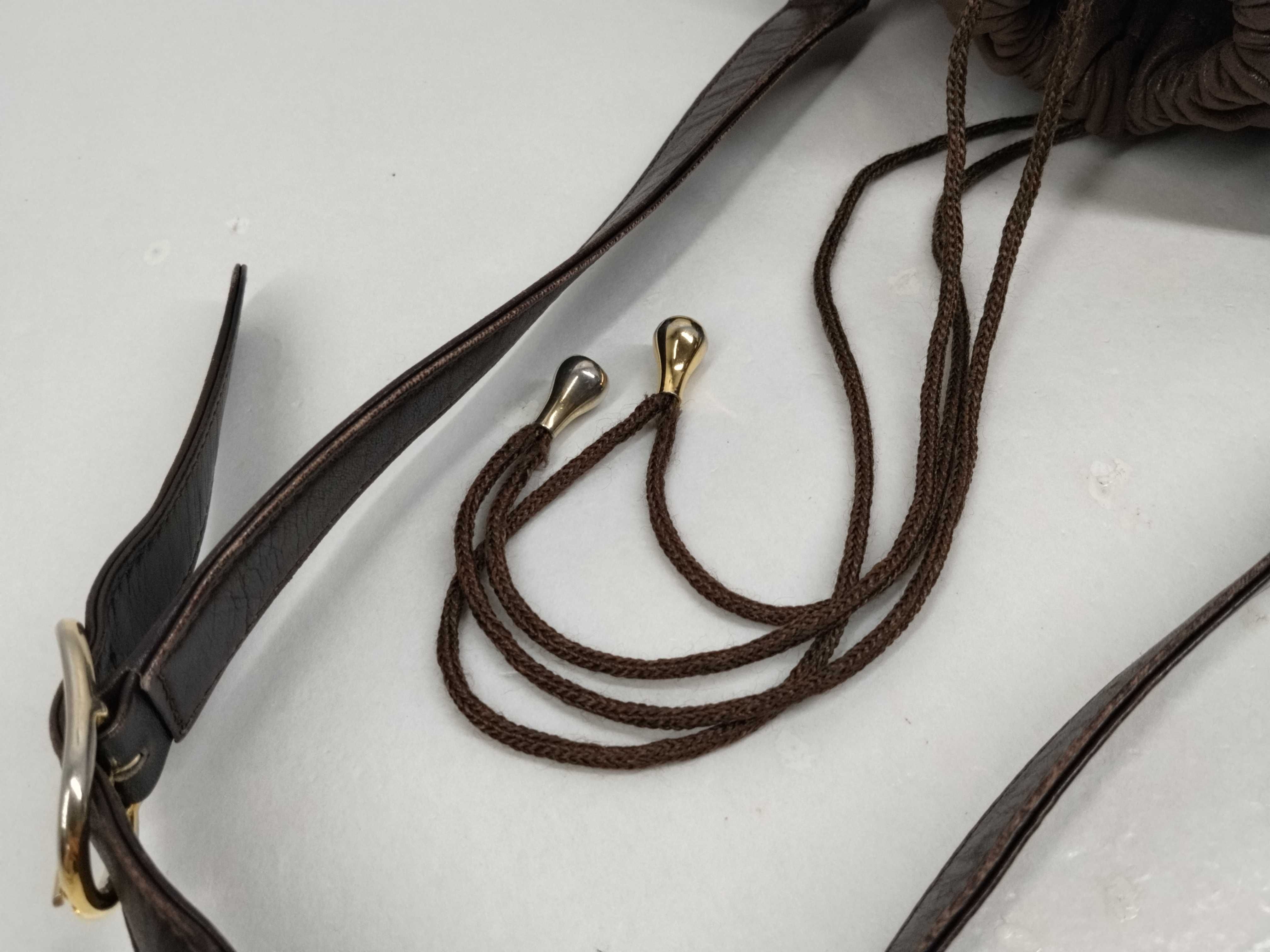 Vintage Drawstring Shoulder Bag — view 9