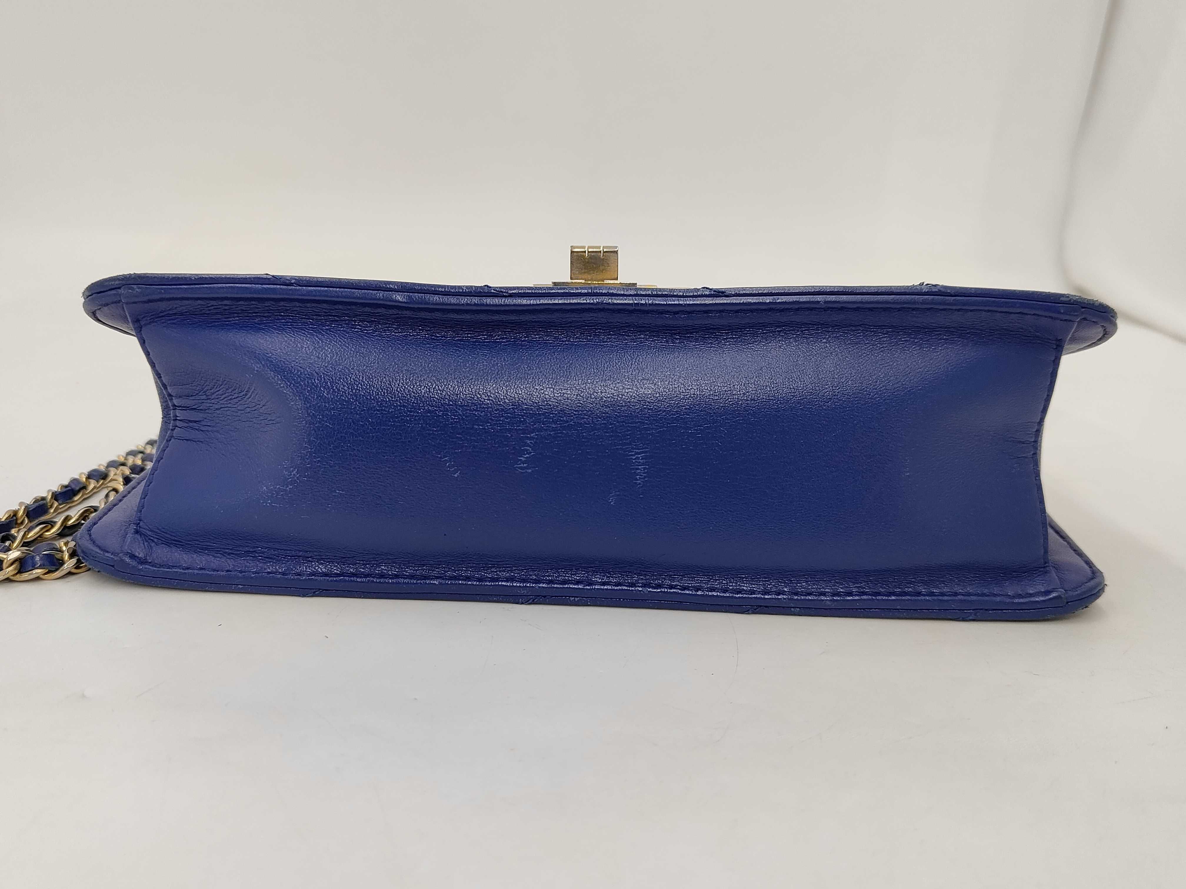 Gabrielle Bias Stitch Chain Shoulder Bag (with seal) — view 8