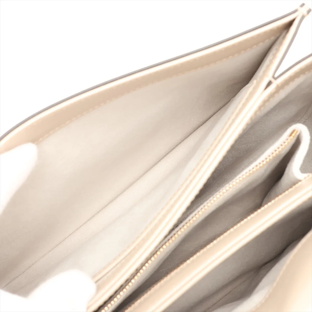 Horsebit Leather Shoulder Bag, Beige, 602204 — view 9