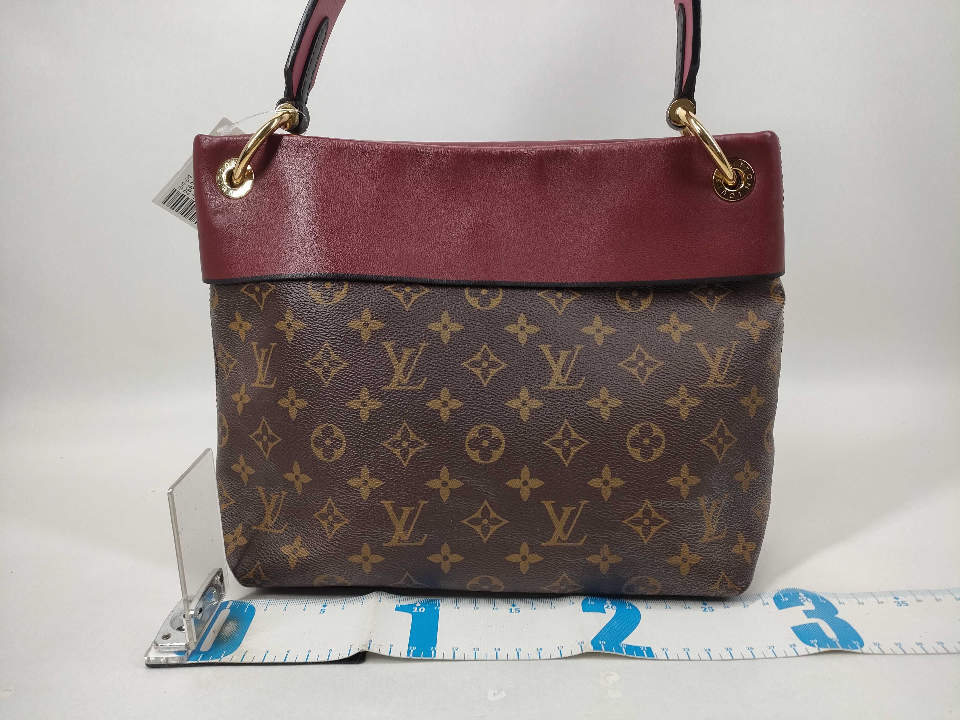 Monogram Tuileries Besace Tote Red Shoulder Bag — view 2
