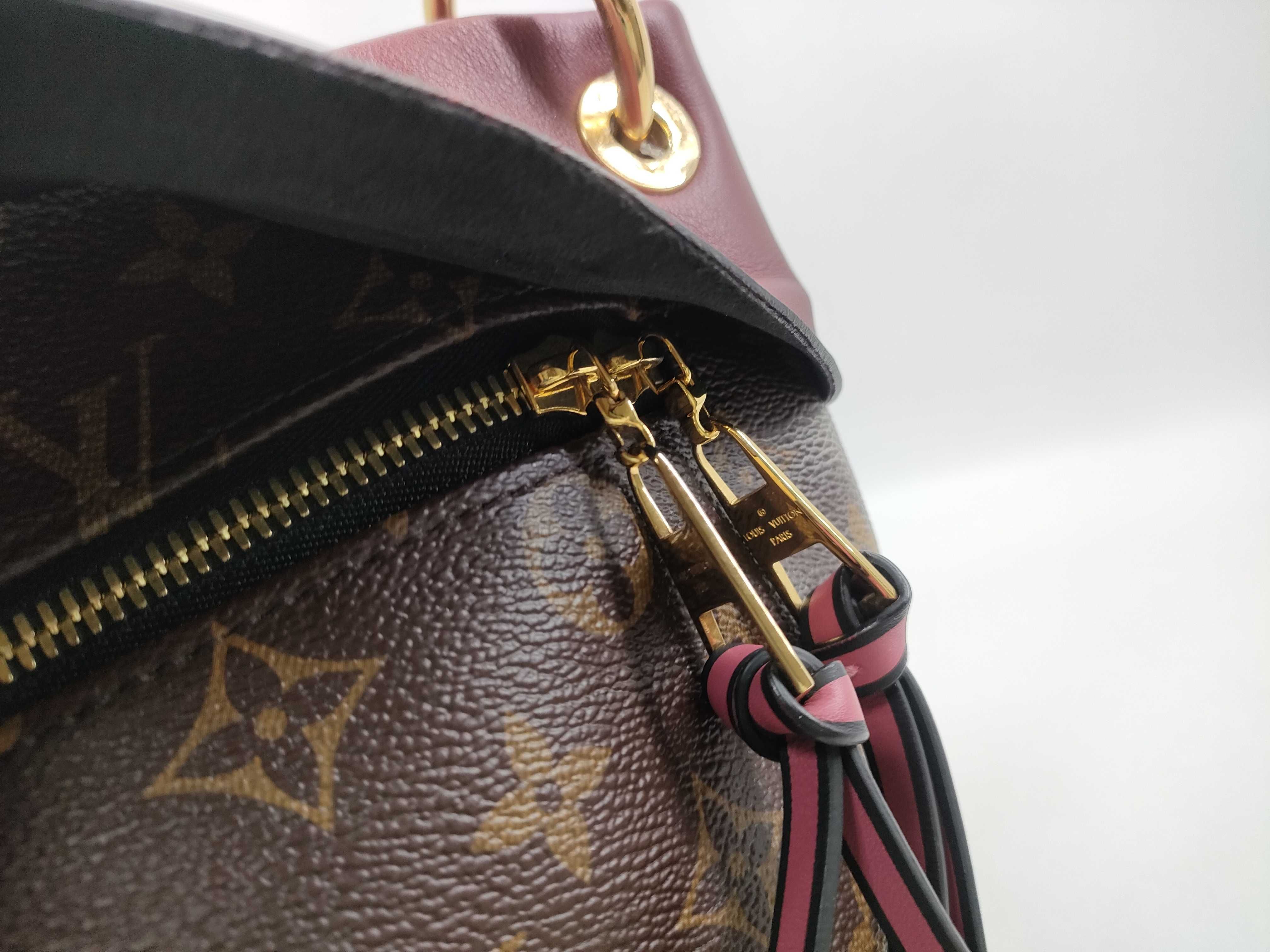 Monogram Tuileries Besace Tote Red Shoulder Bag — view 8