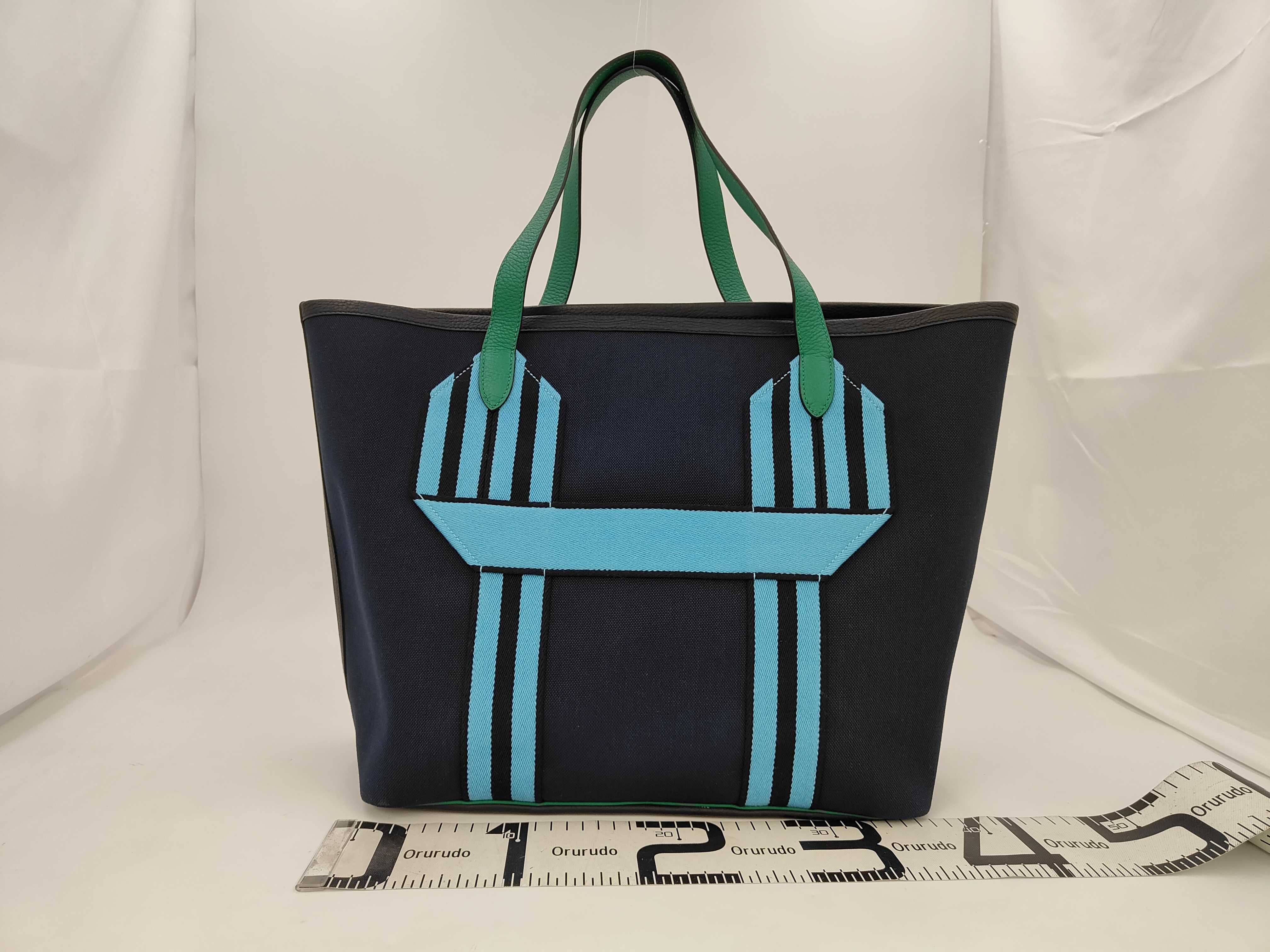 Pure Sangle Tote Bag, Navy — view 2