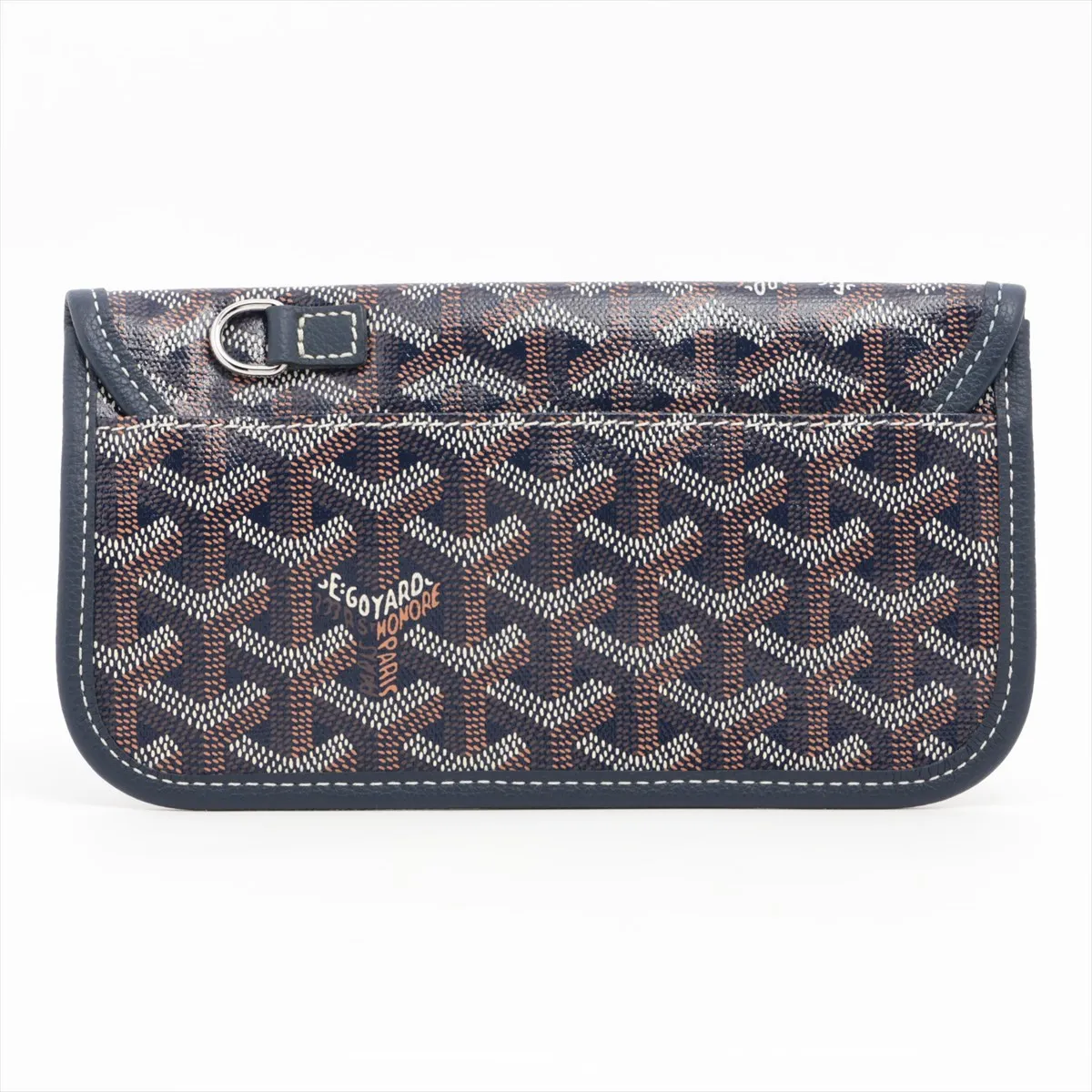 Saint Louis PM PVC x Leather Pouch, Navy (Pouch only) — view 2