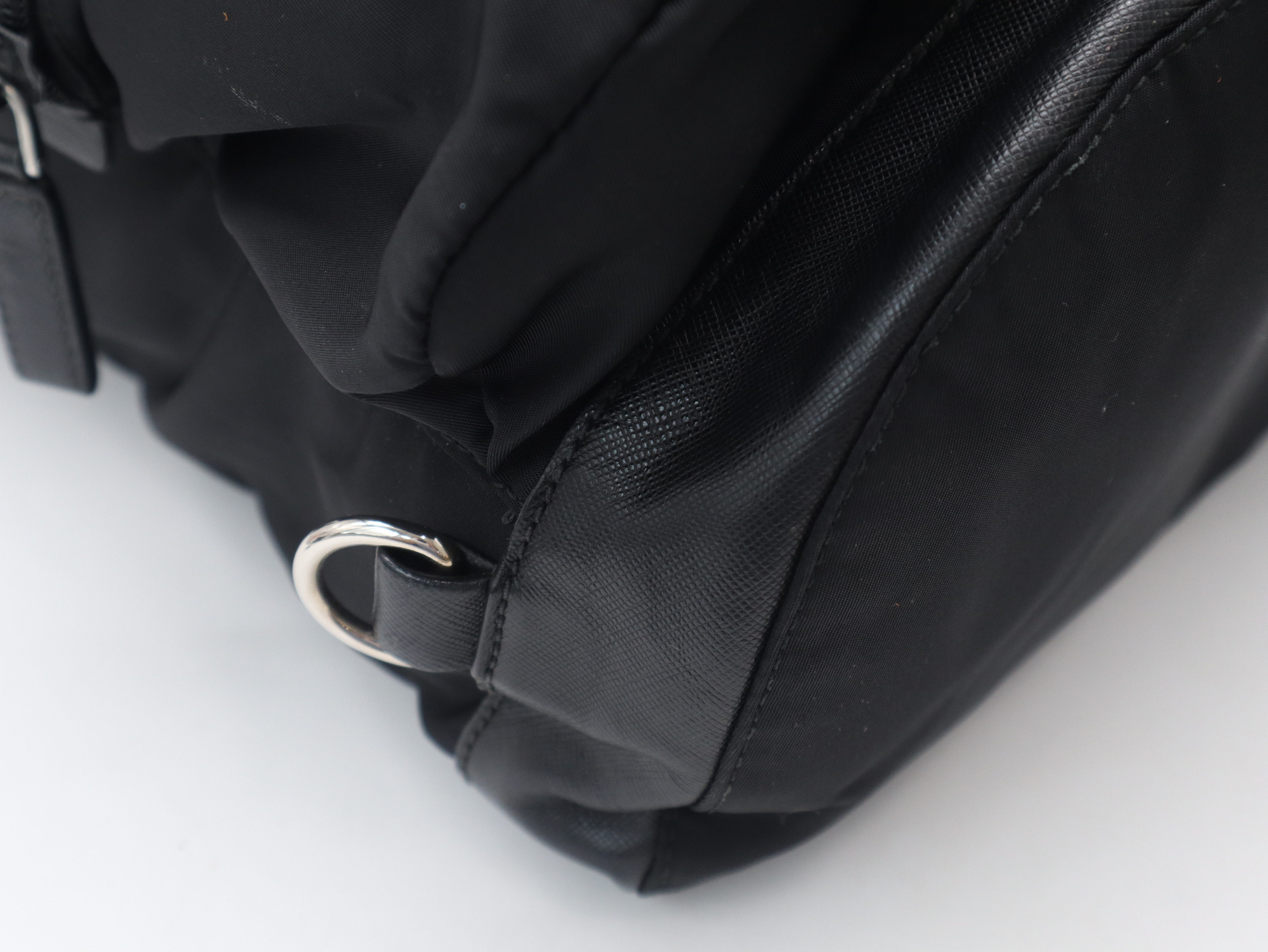 V164 Nylon Black Backpack — view 9