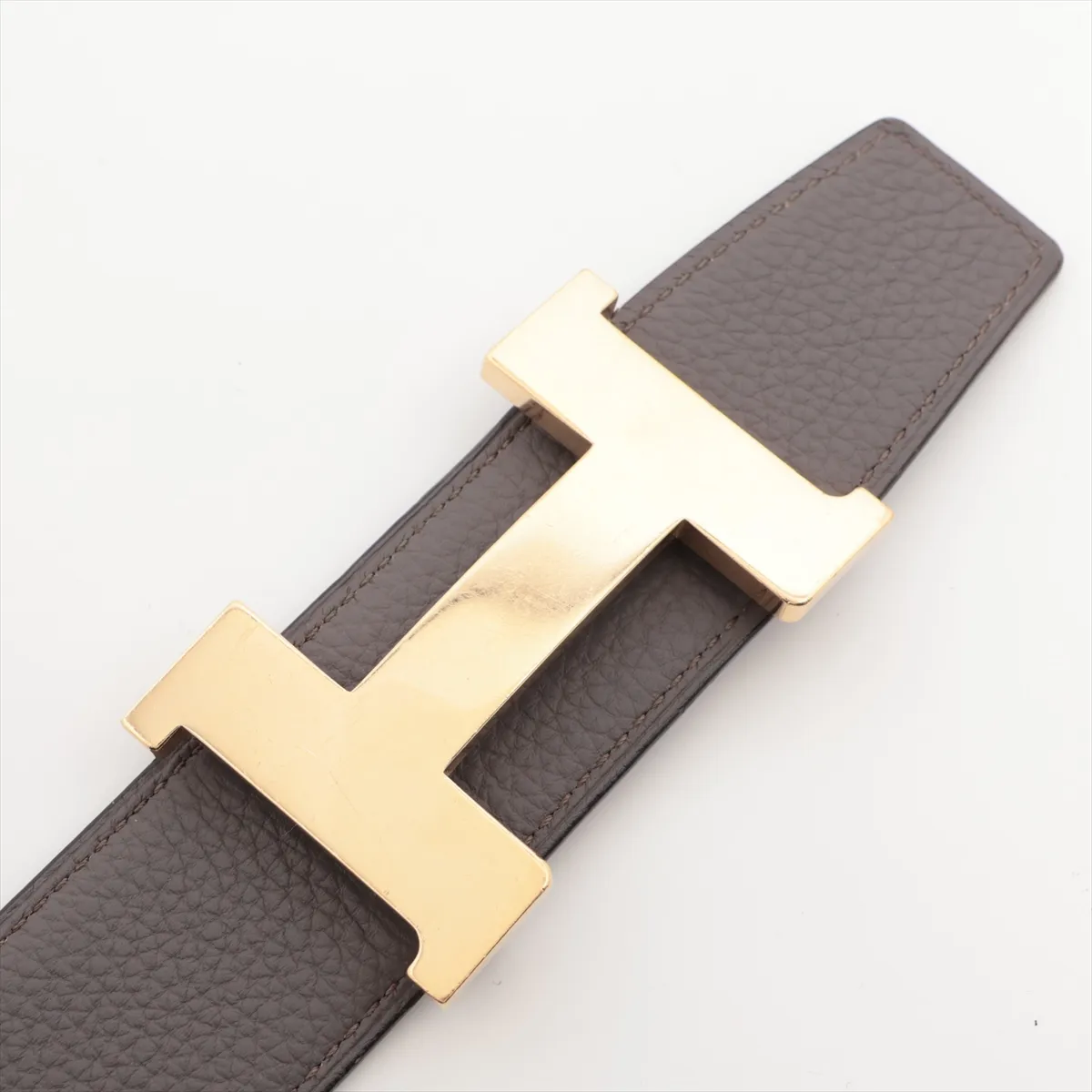 Constance H Belt D:2019 Belt 90 GP x Leather Gray x Black — view 2
