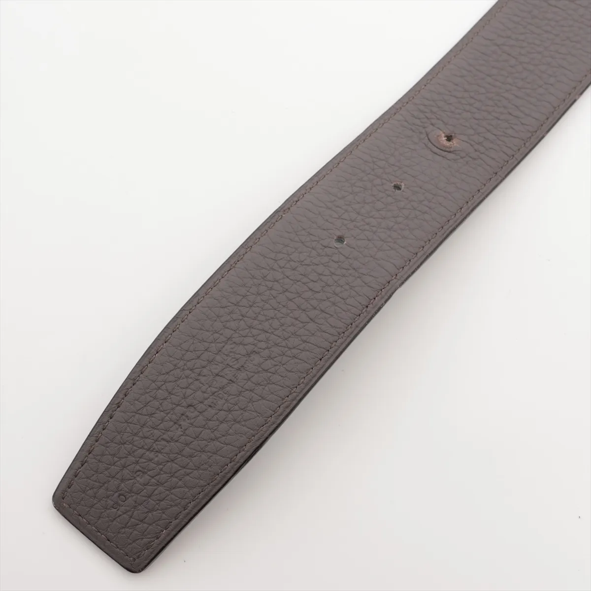 Constance H Belt D:2019 Belt 90 GP x Leather Gray x Black — view 3