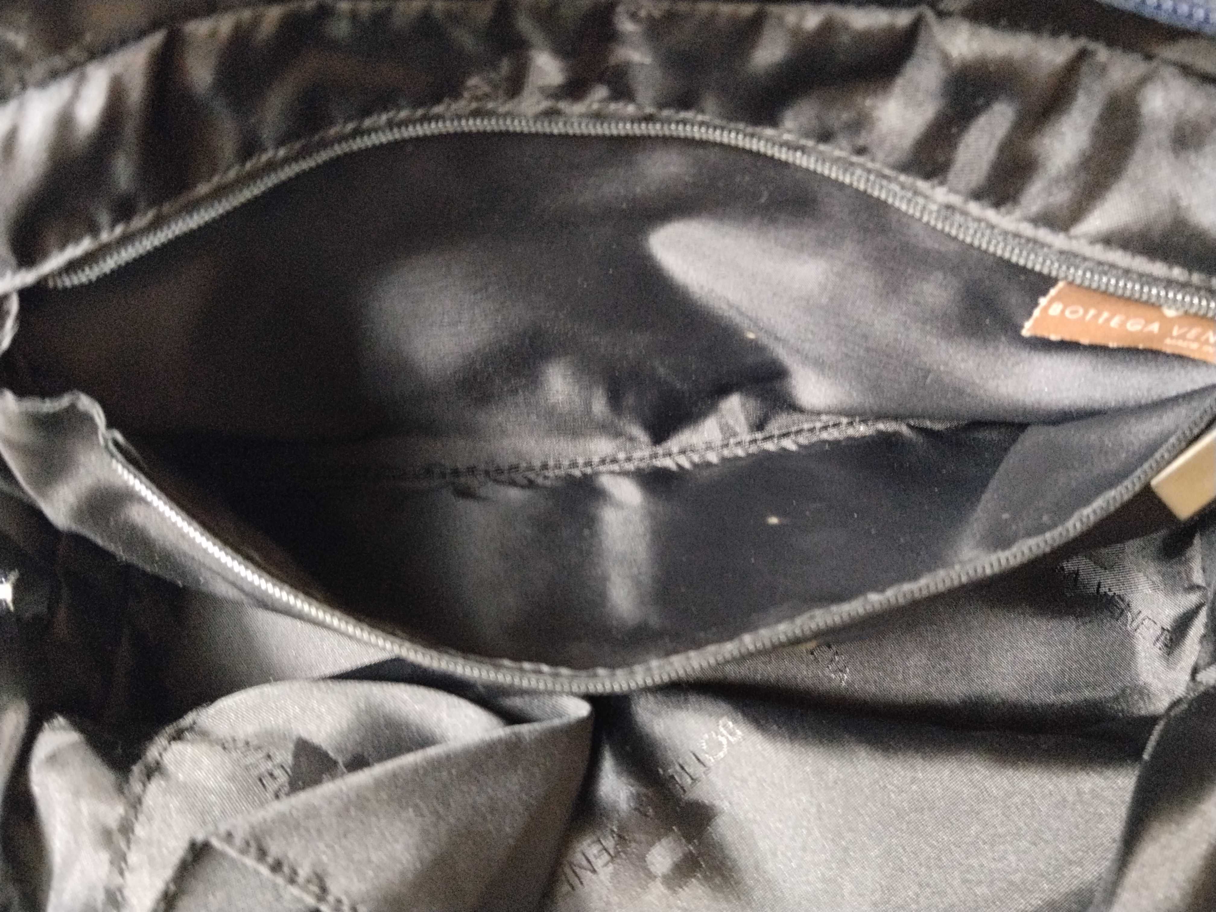 Intrecciato Denim Handbag — view 11
