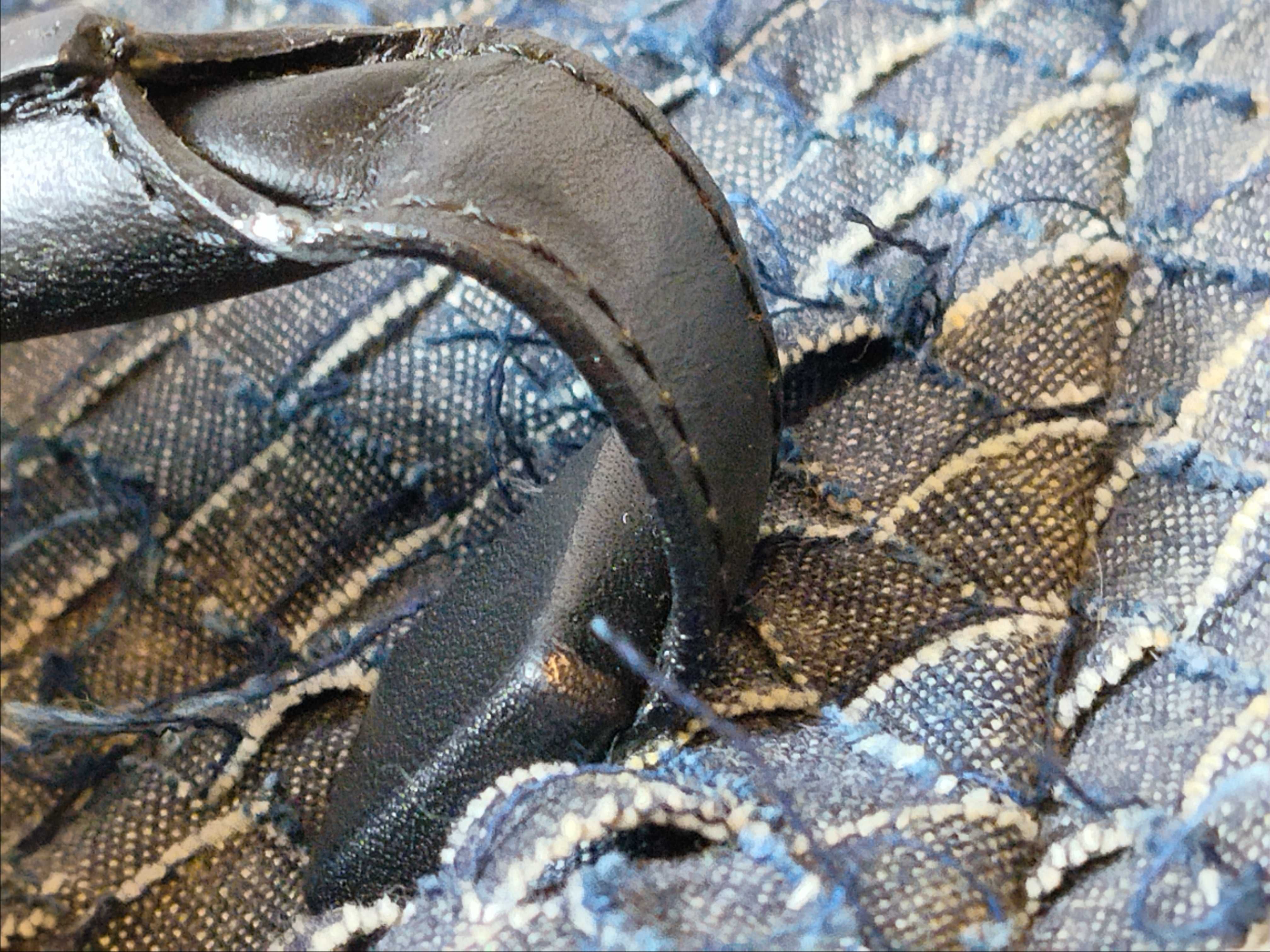 Intrecciato Denim Handbag — view 5