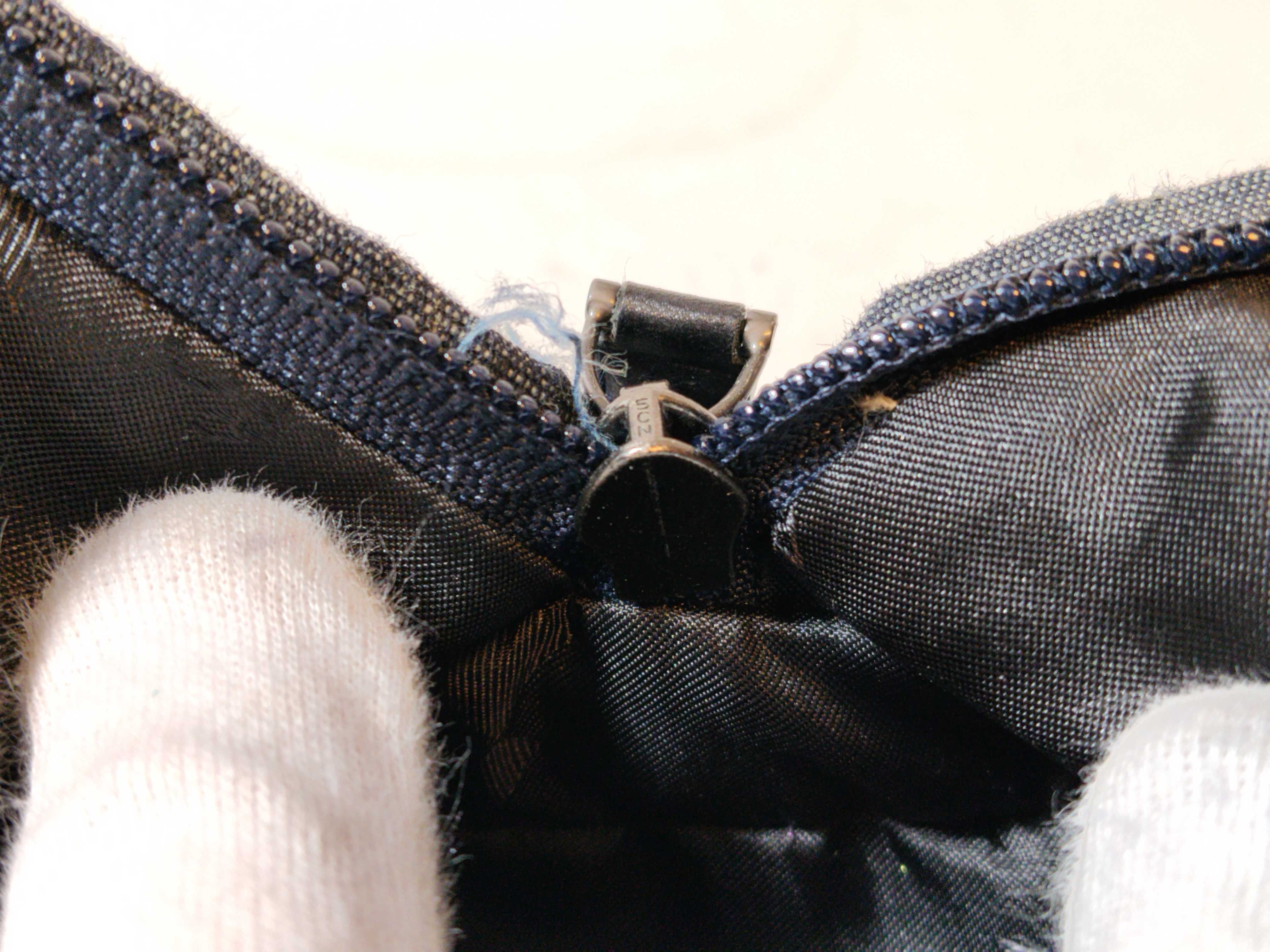 Intrecciato Denim Handbag — view 9