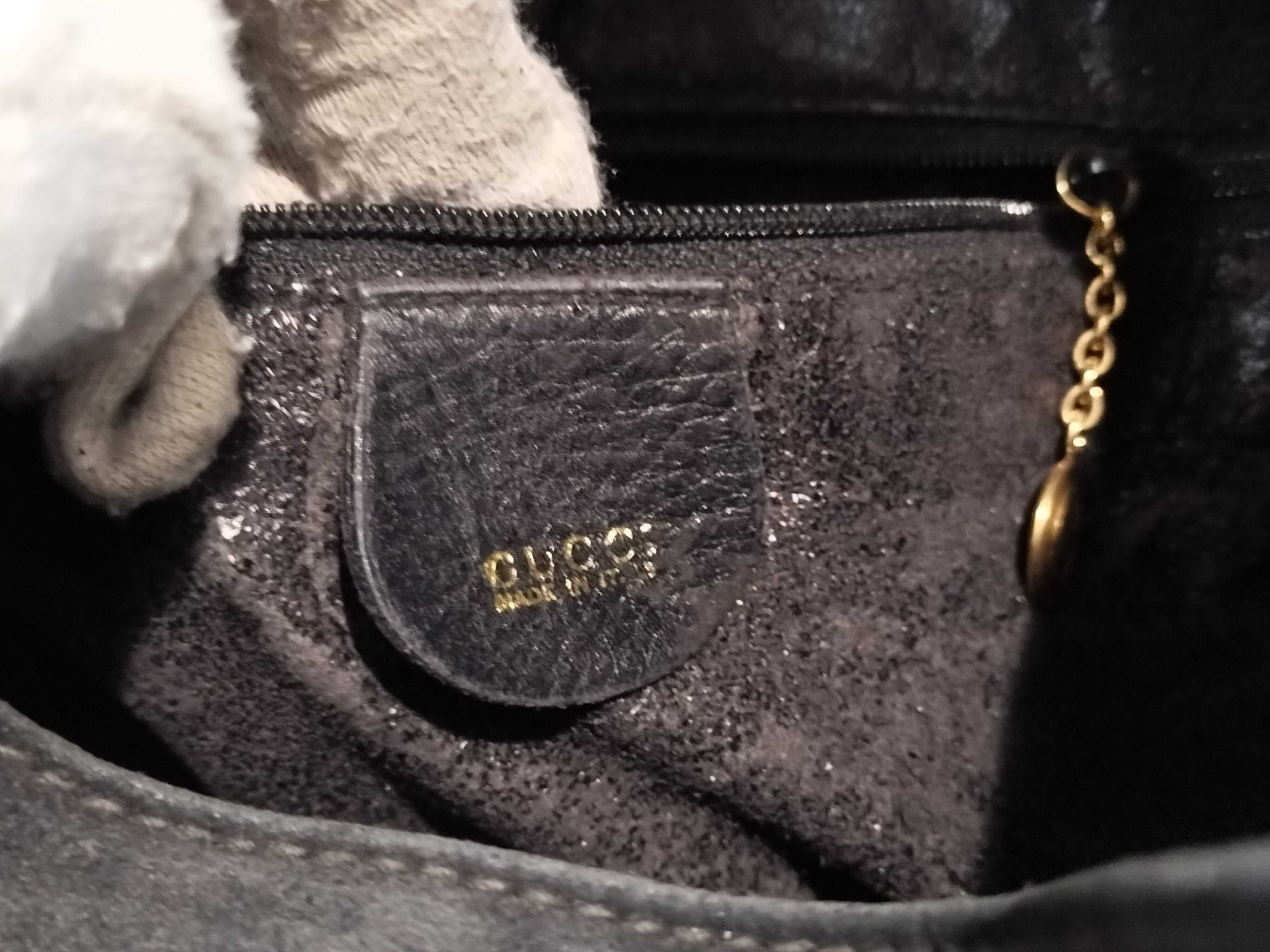 Bamboo Velour 2-Way Shoulder Bag (Internal deterioration present) — view 10