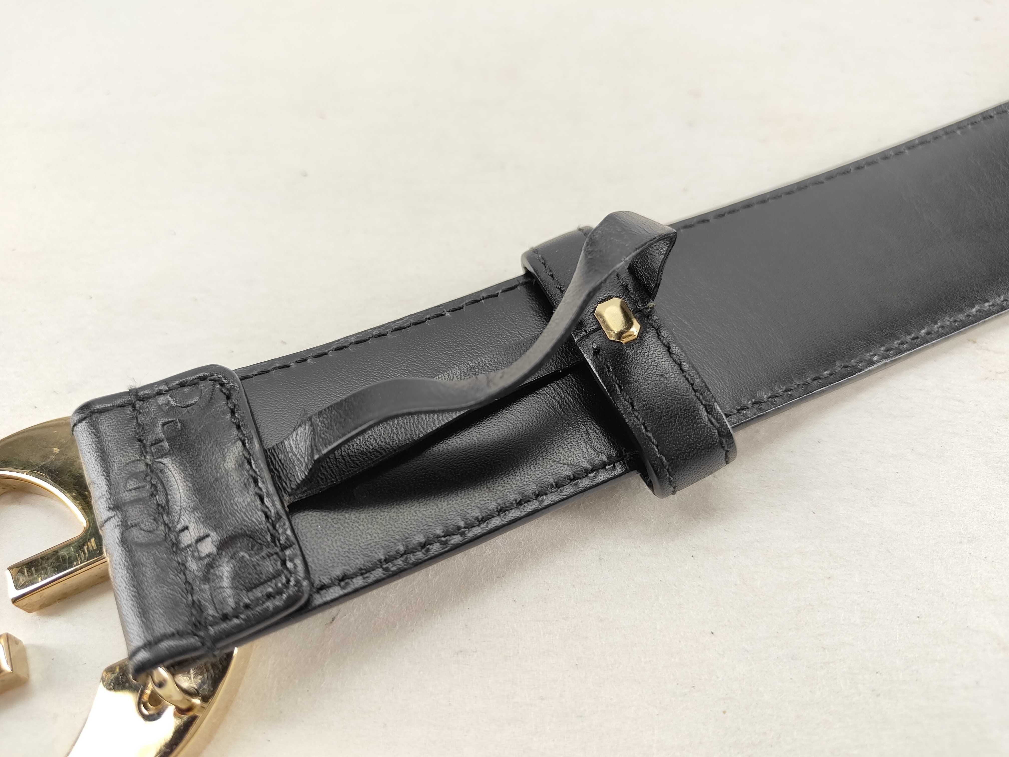 Interlocking G GG Pattern Leather Belt — view 9