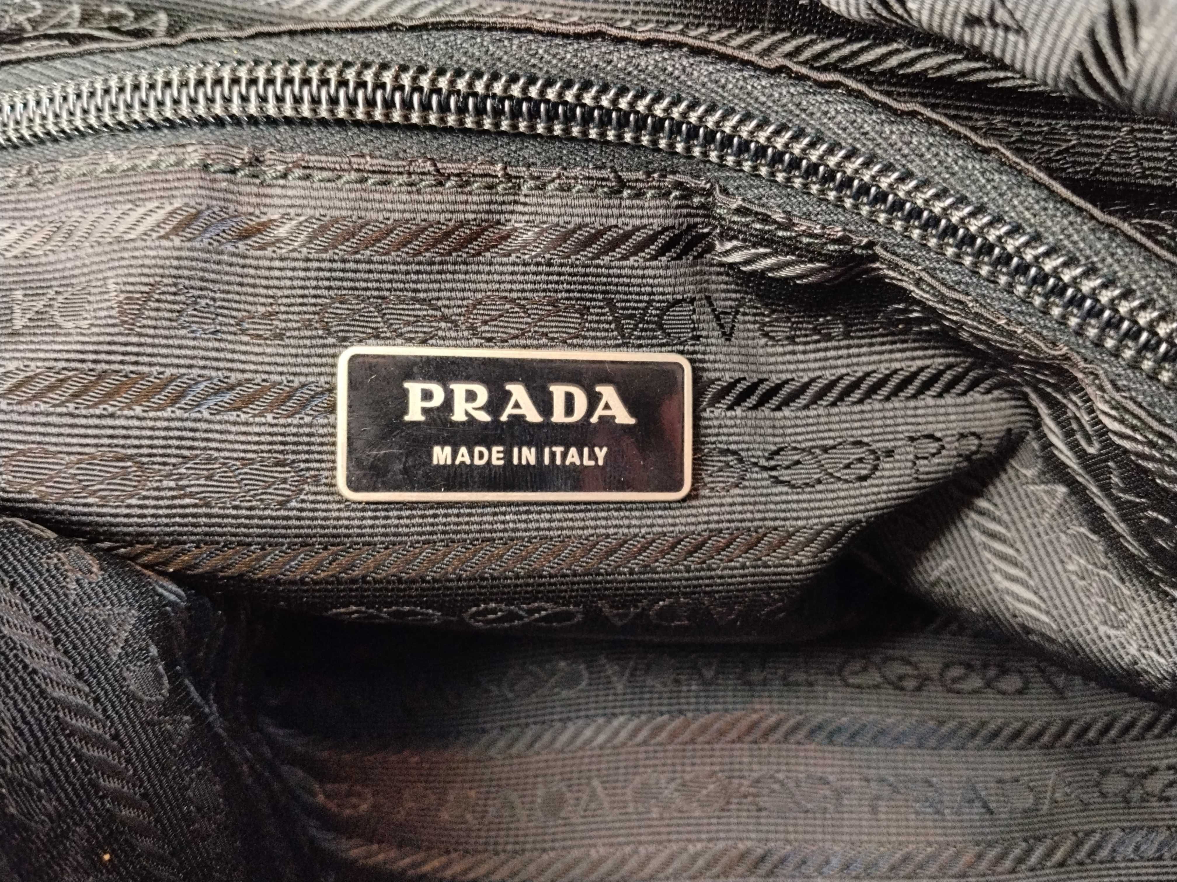 Nylon Shoulder Bag, Black Nylon Shoulder Bag — view 11