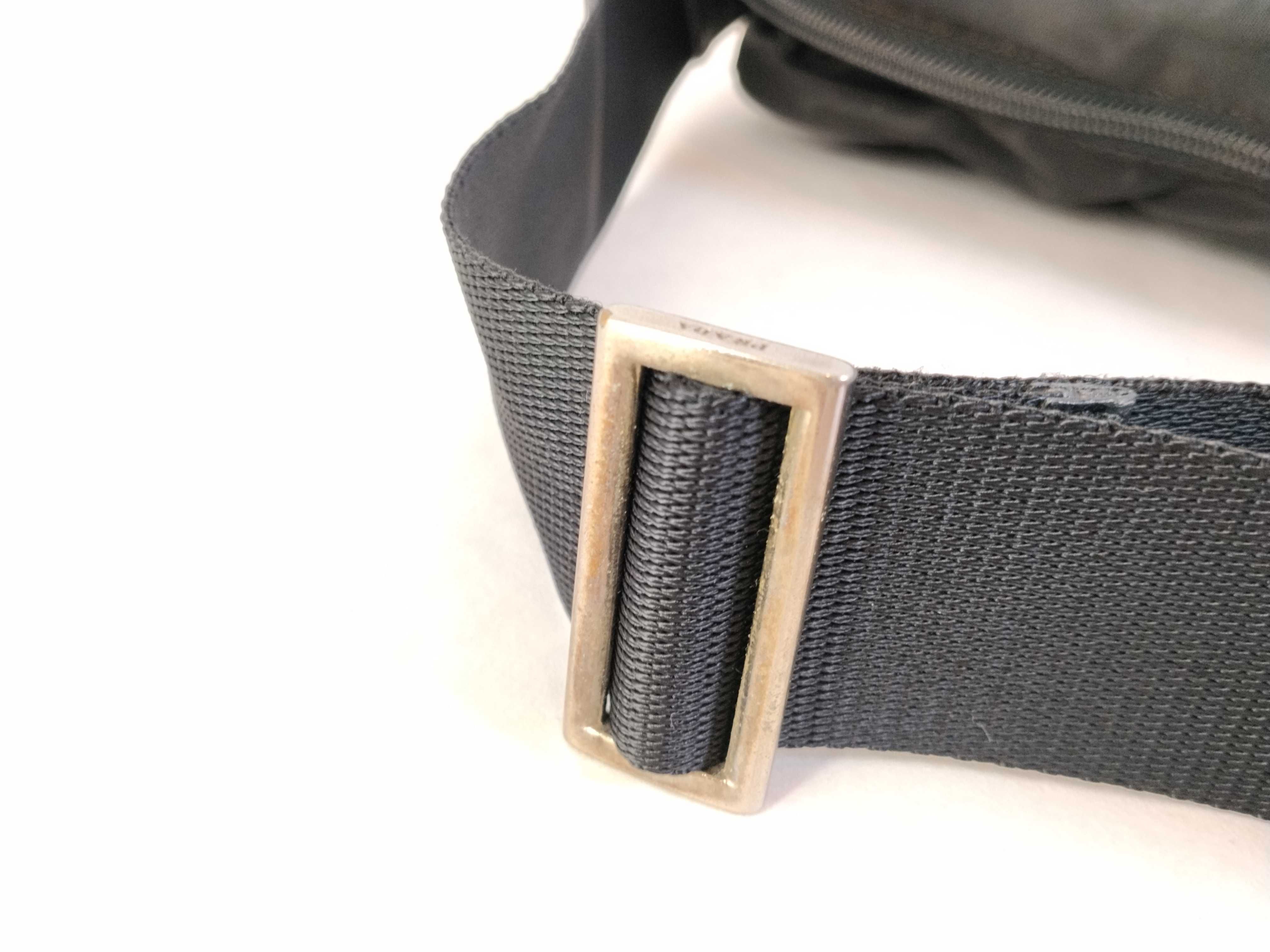 Nylon Shoulder Bag, Black Nylon Shoulder Bag — view 4
