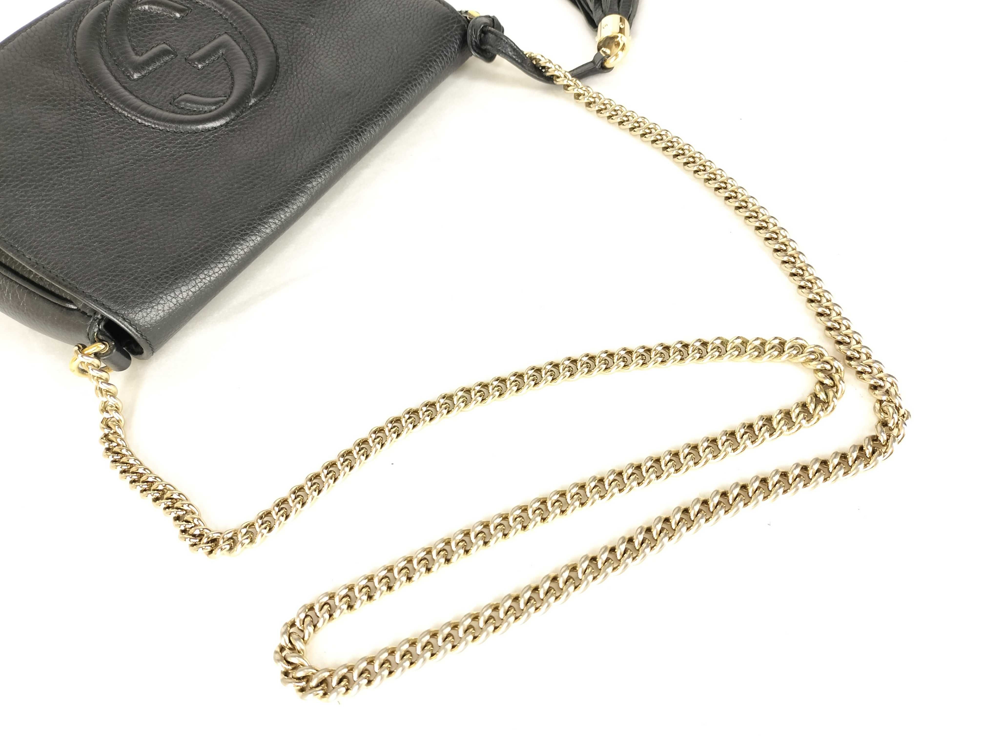 BAG SOHO CHAIN ​​SHOULDER BLACK 536224 Shoulder Bag — view 3