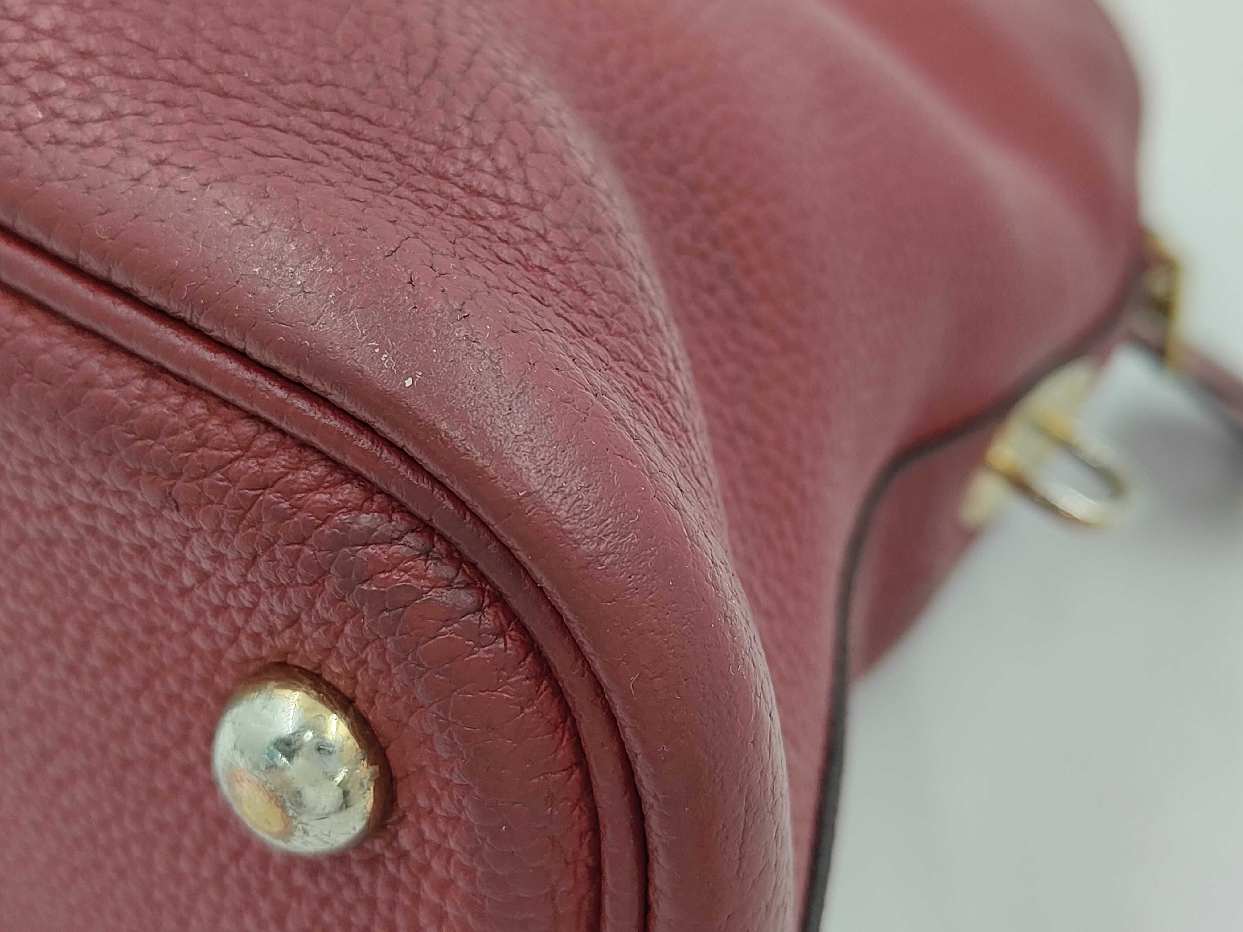 Bolide 31 Taurillon Clemence Bordeaux Handbag — view 7