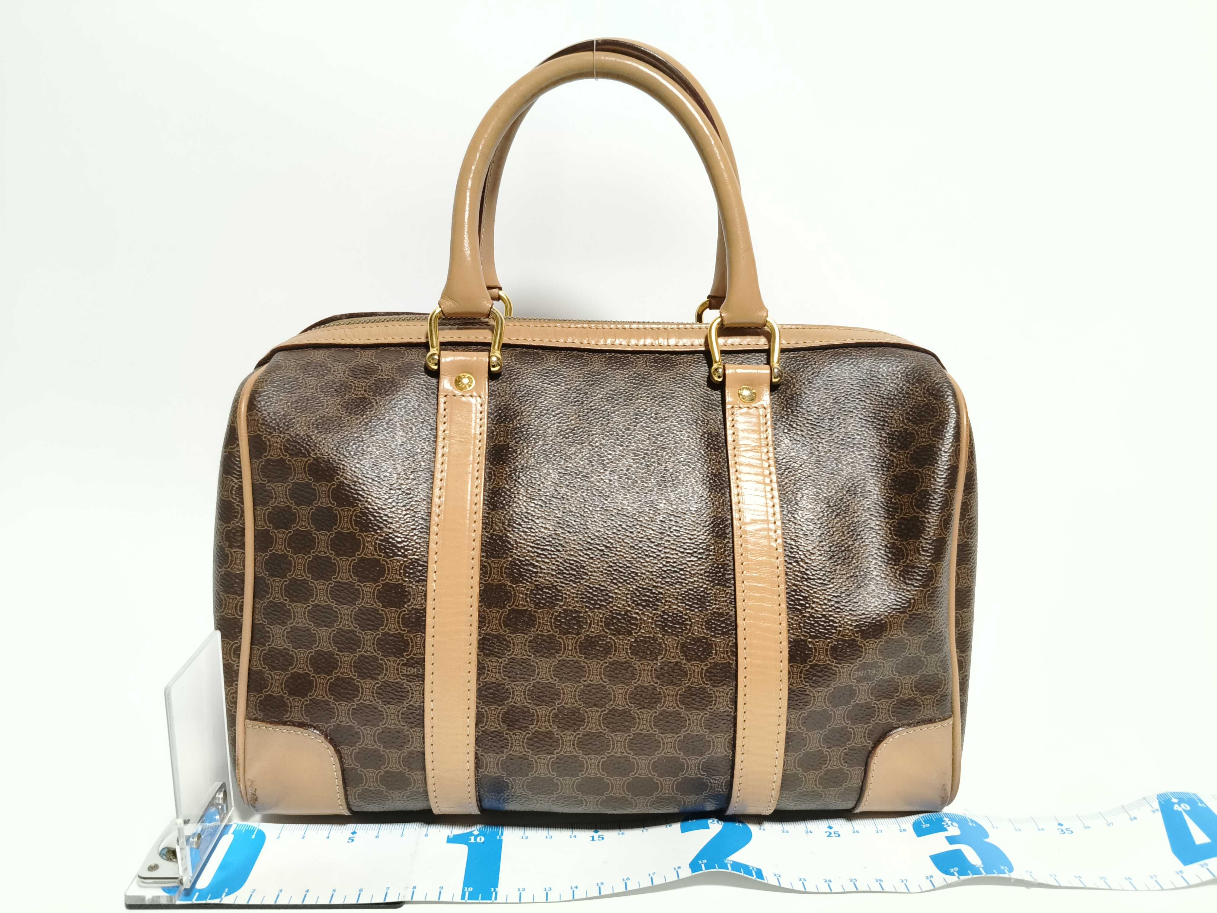 Mini Boston Bag, Brown Handbag — view 2