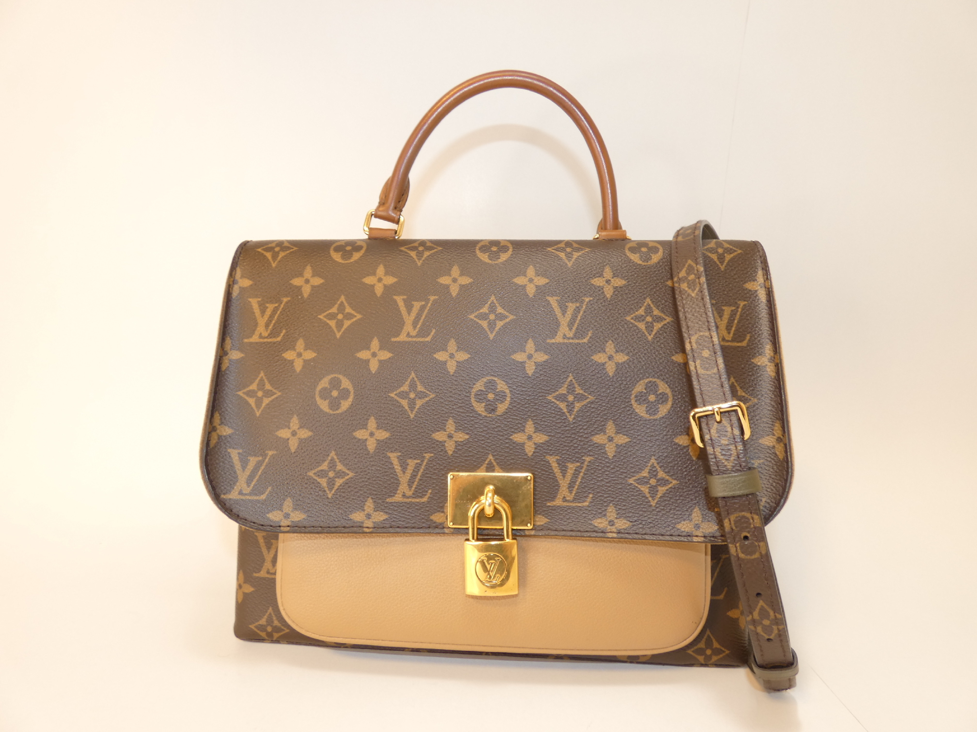 2-way Marignan Monogram Top Handle Shoulder Bag