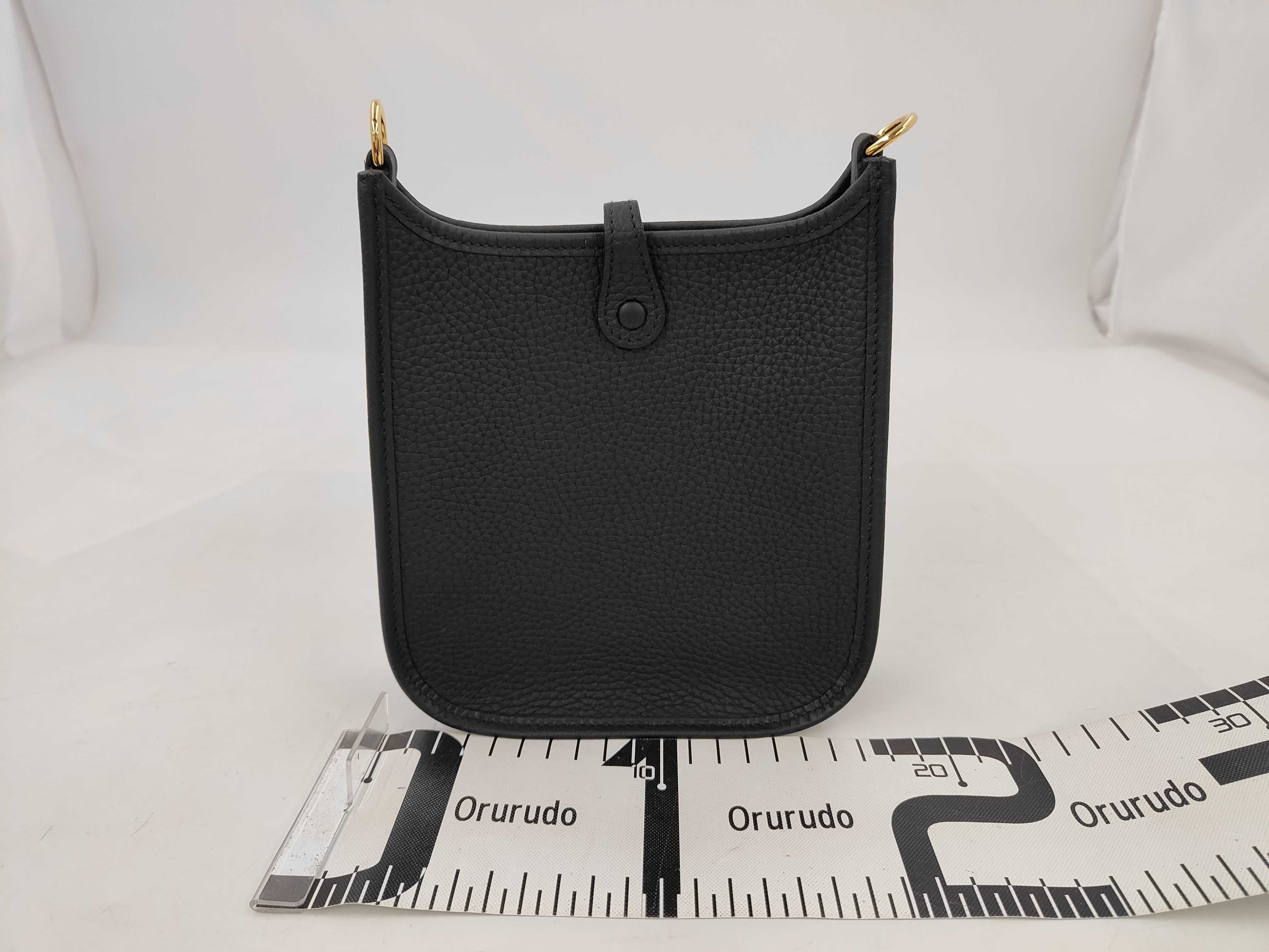 Evelyne Mini Evelyne 16 TPM Black Gold Hardware K Stamp Shoulder Bag — view 2