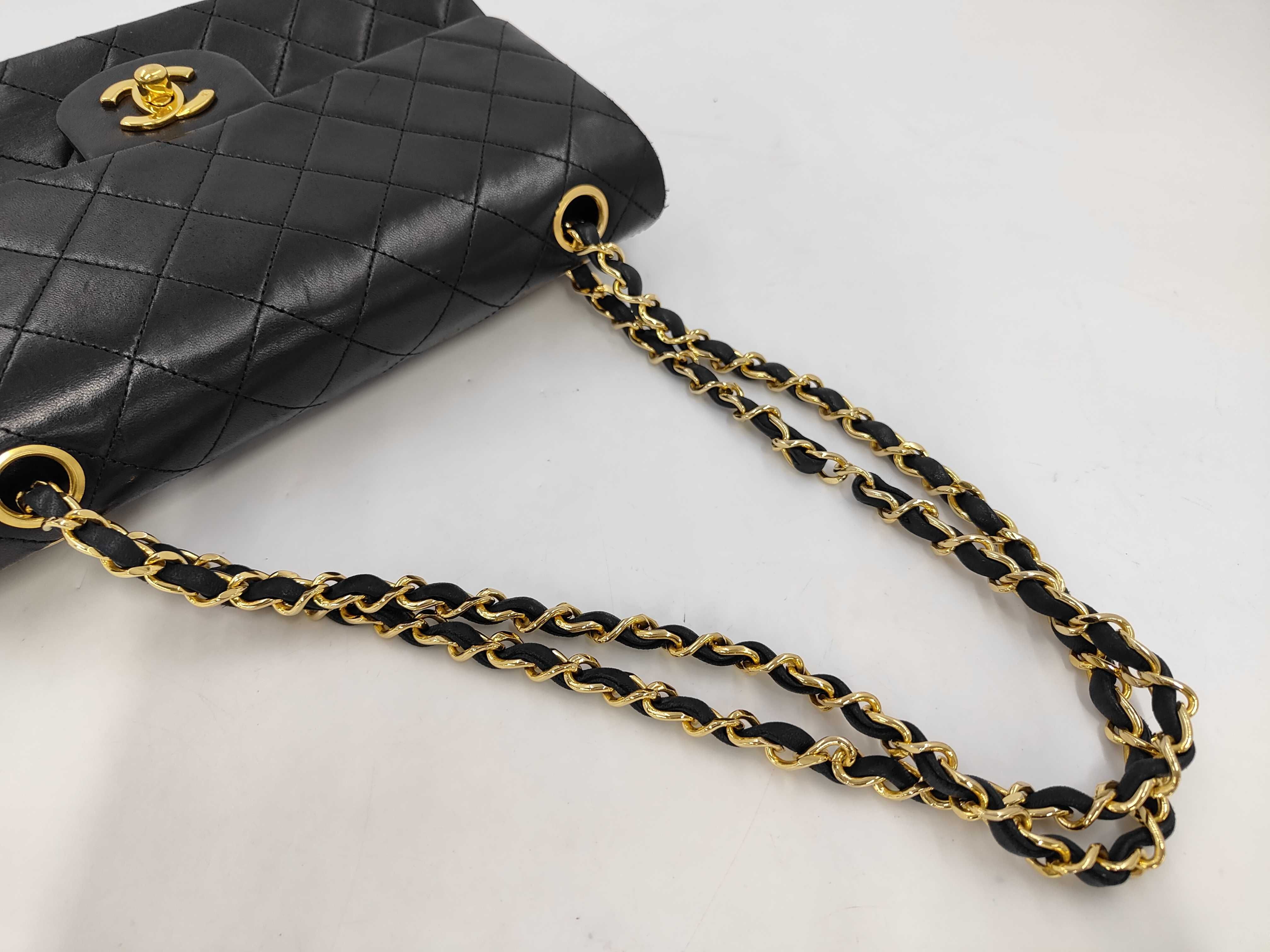 Matelassé 23 Lambskin Double Flap Double Chain Shoulder Bag — view 5