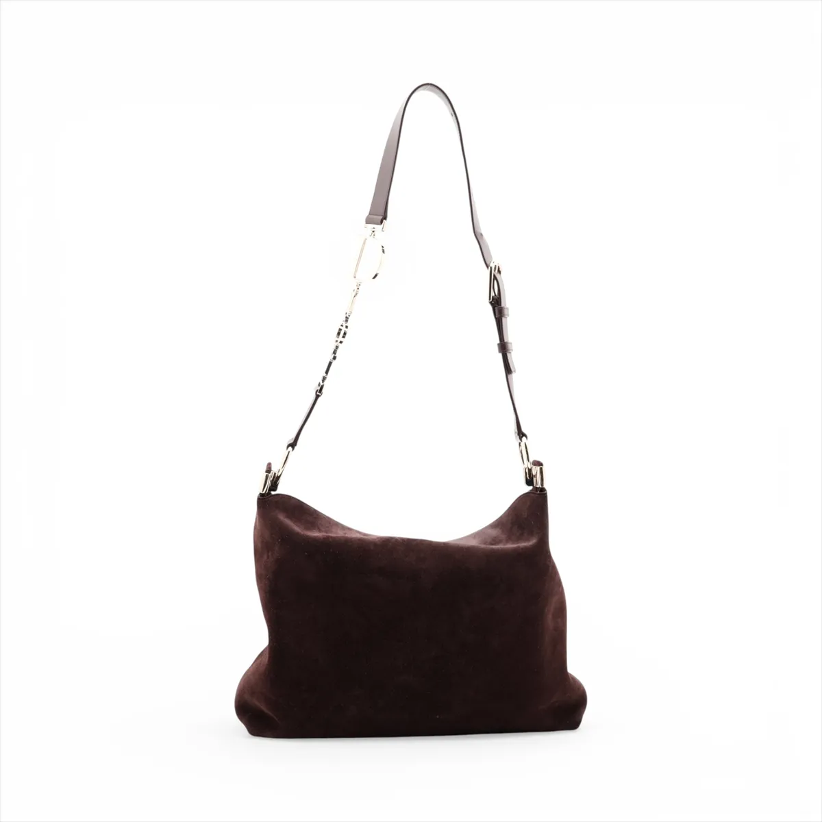Diorly Medium Suede x Leather Shoulder Bag Brown Lucky Star — view 2