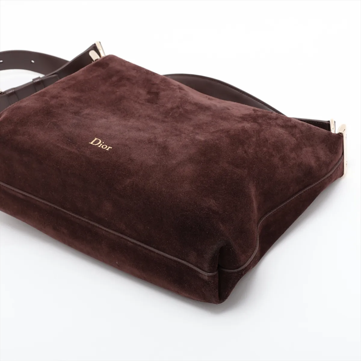 Diorly Medium Suede x Leather Shoulder Bag Brown Lucky Star — view 3