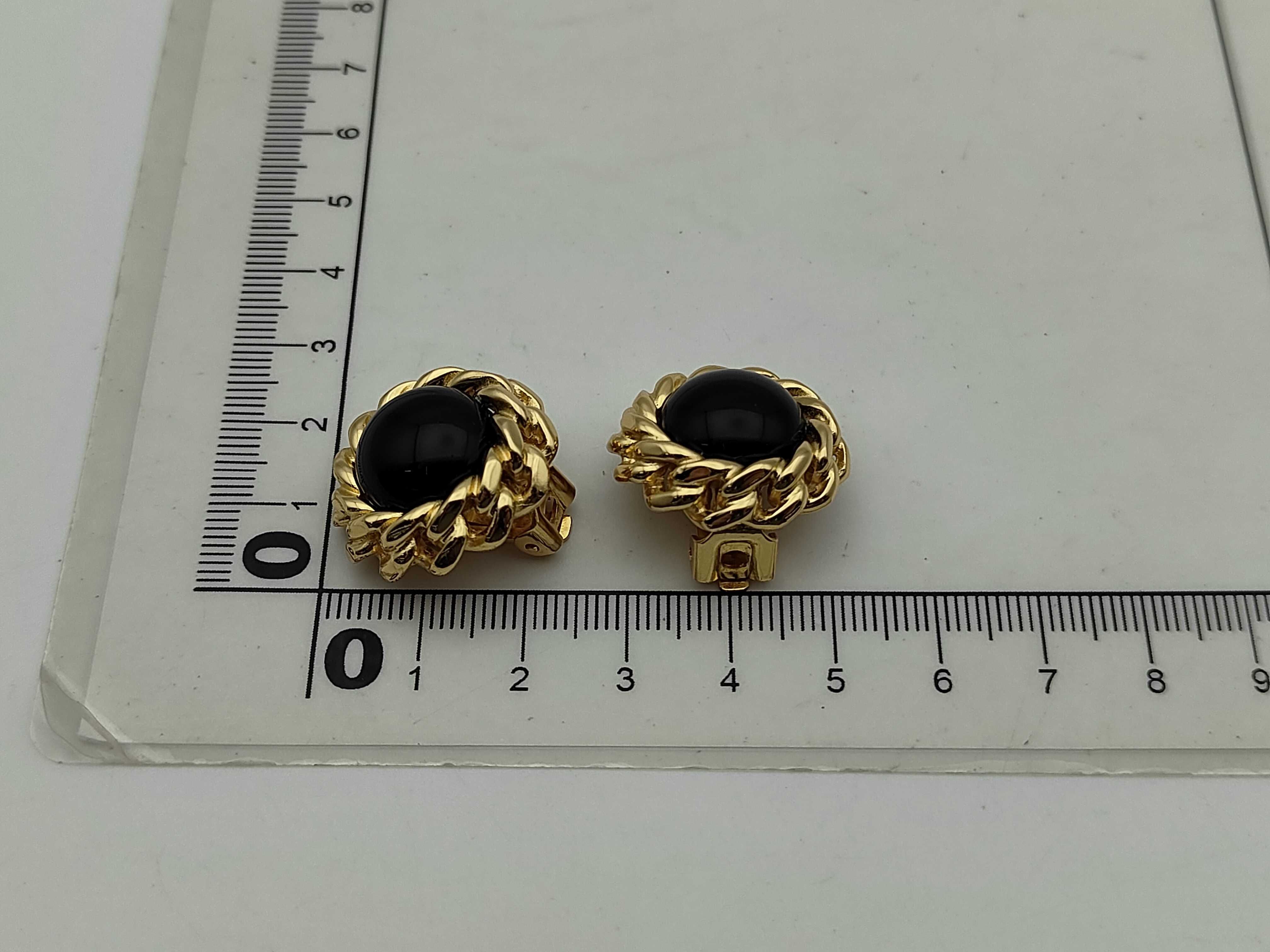Earrings Gold/Black GD Earrings — view 3