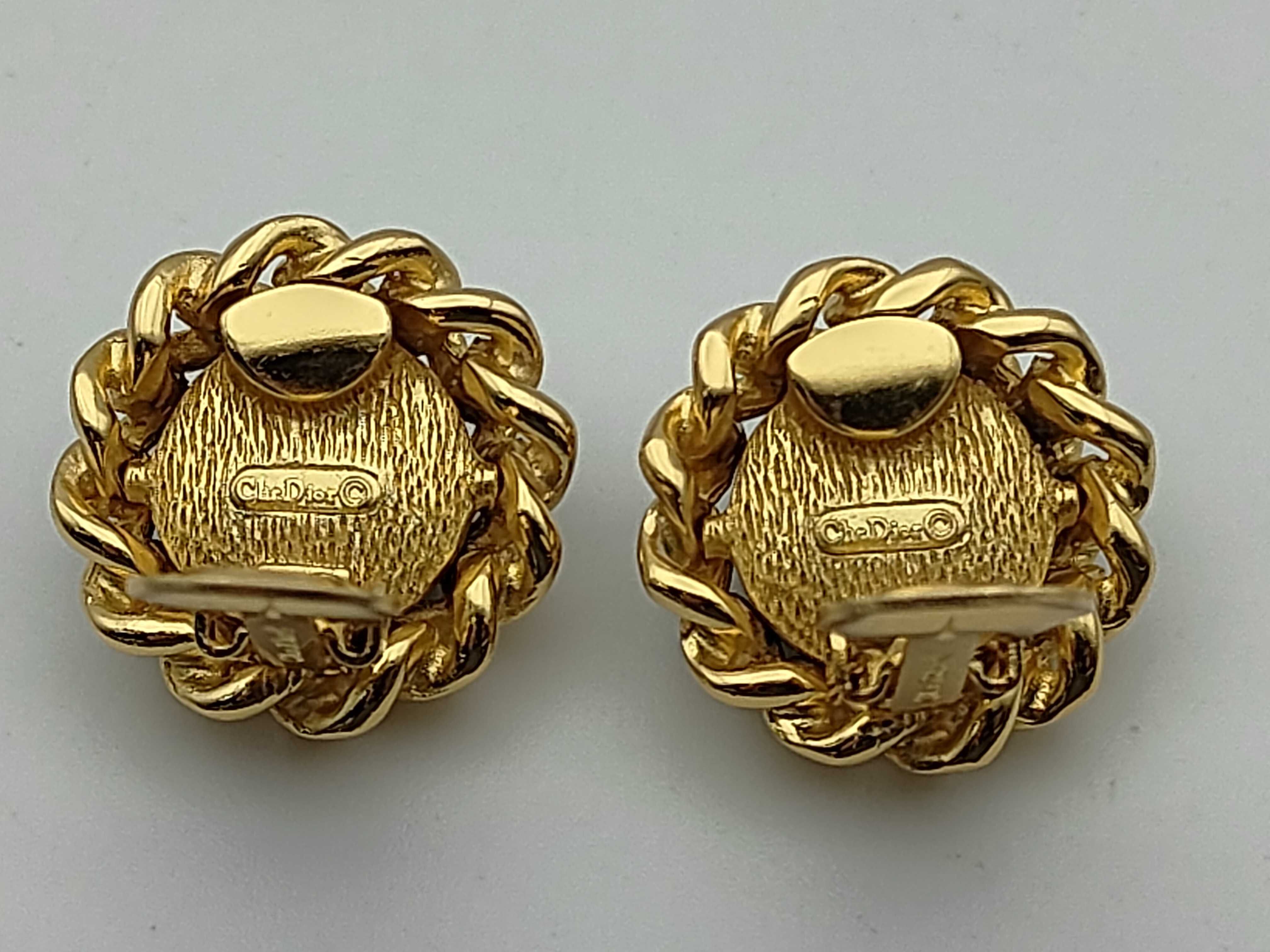 Earrings Gold/Black GD Earrings — view 4