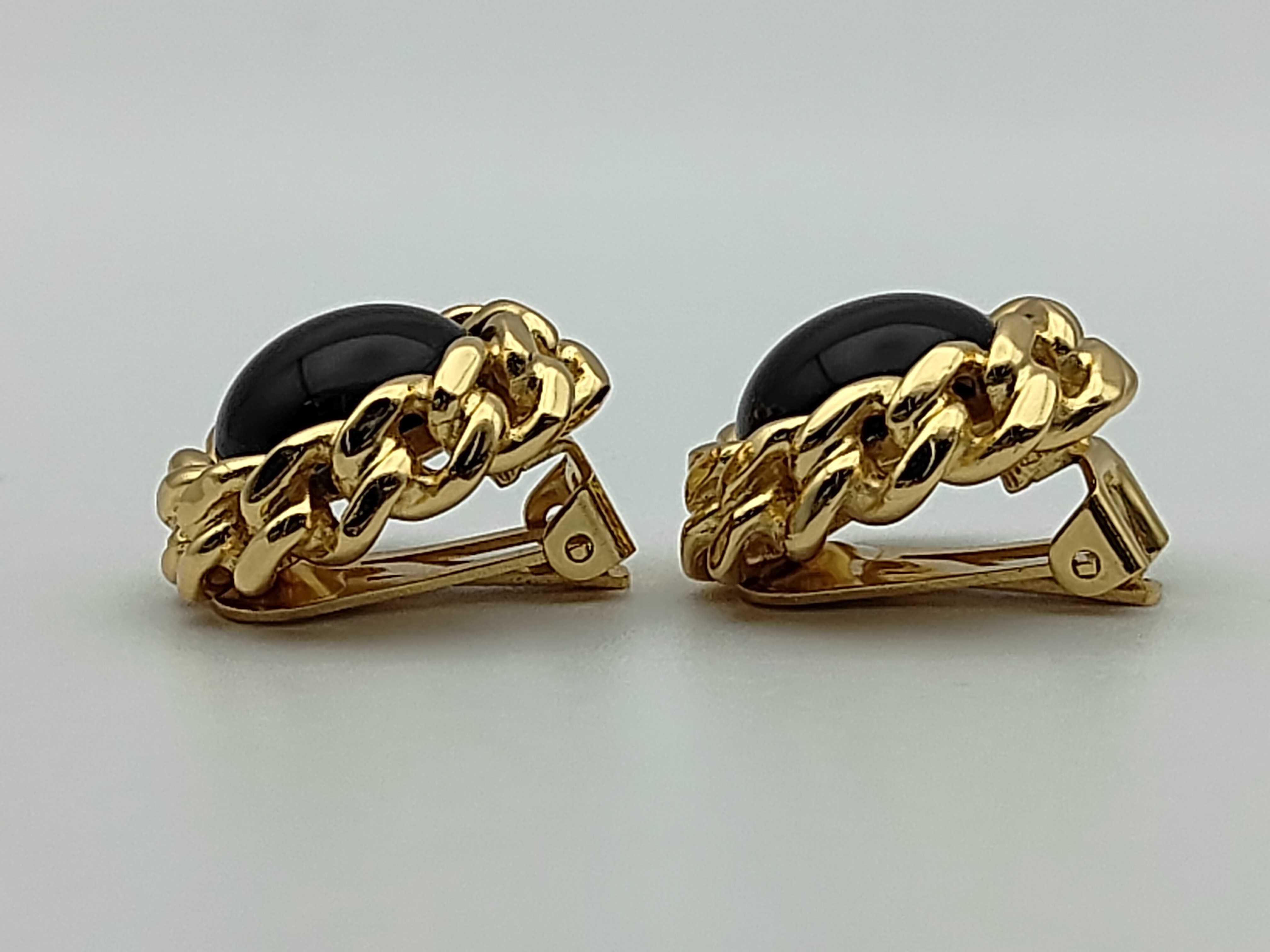 Earrings Gold/Black GD Earrings — view 6
