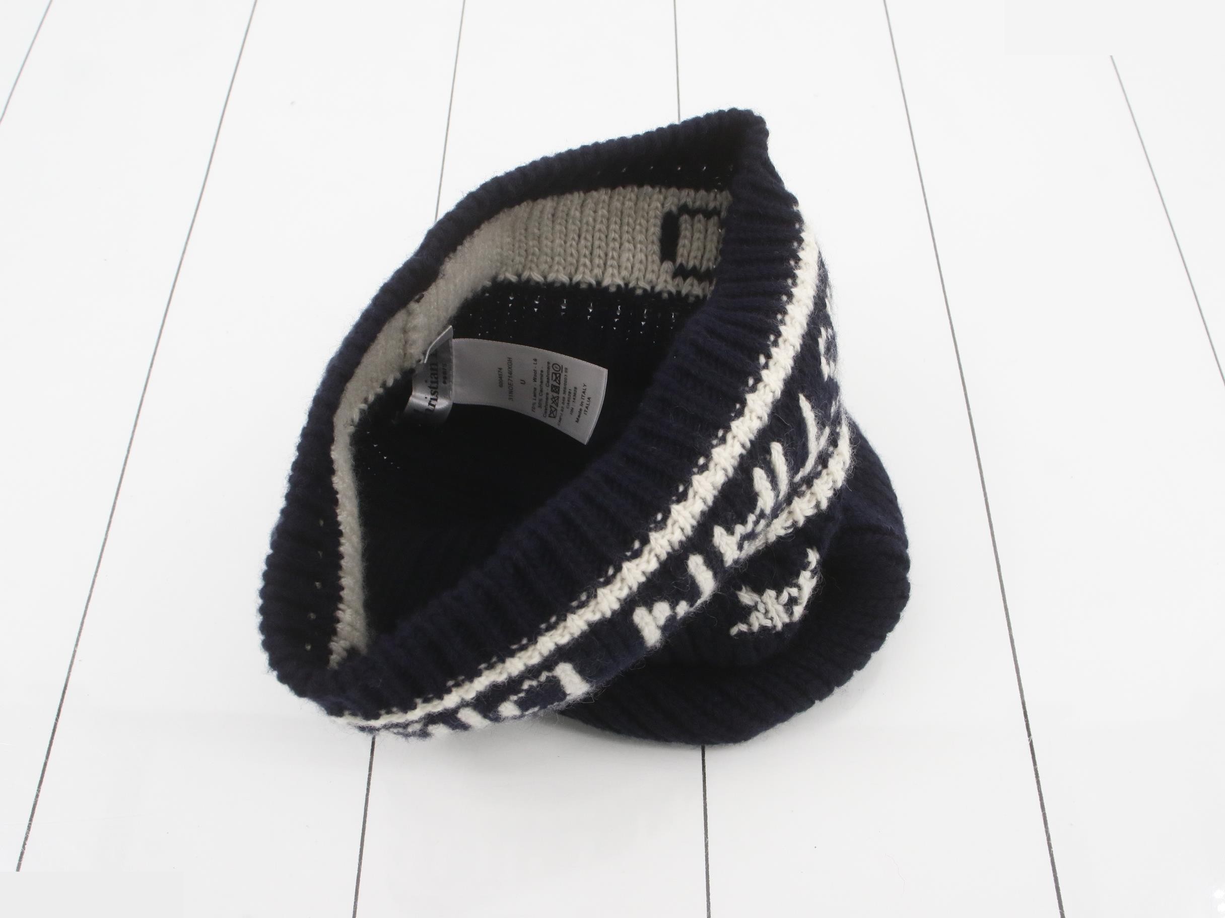 Logo Cashmere Blend Beanie — view 3