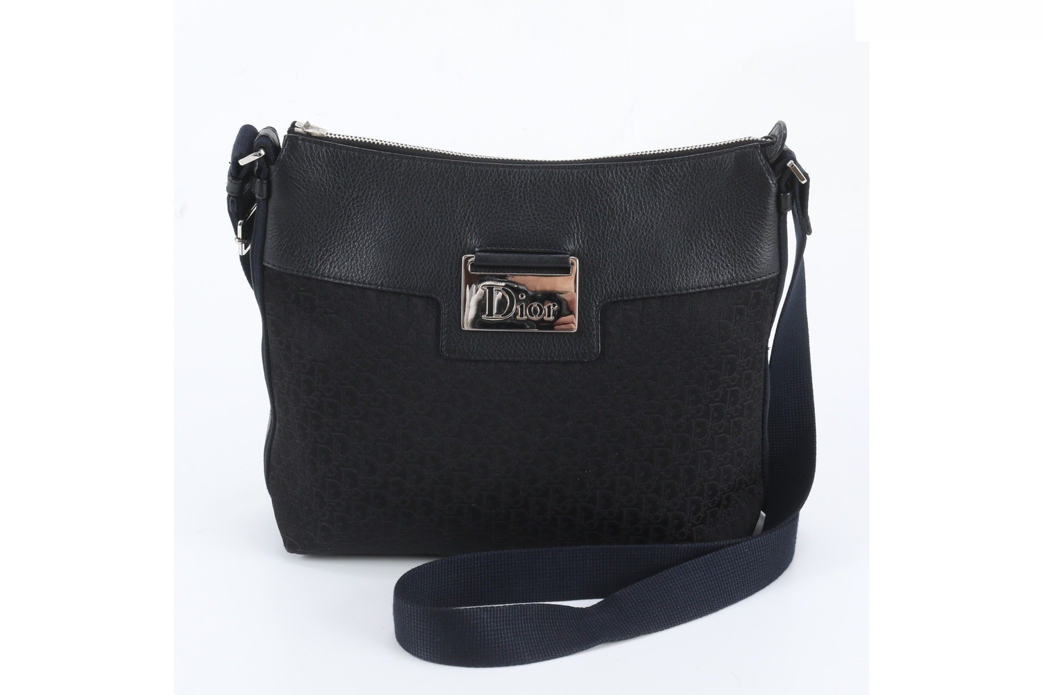 Trotter Canvas Leather Shoulder Bag